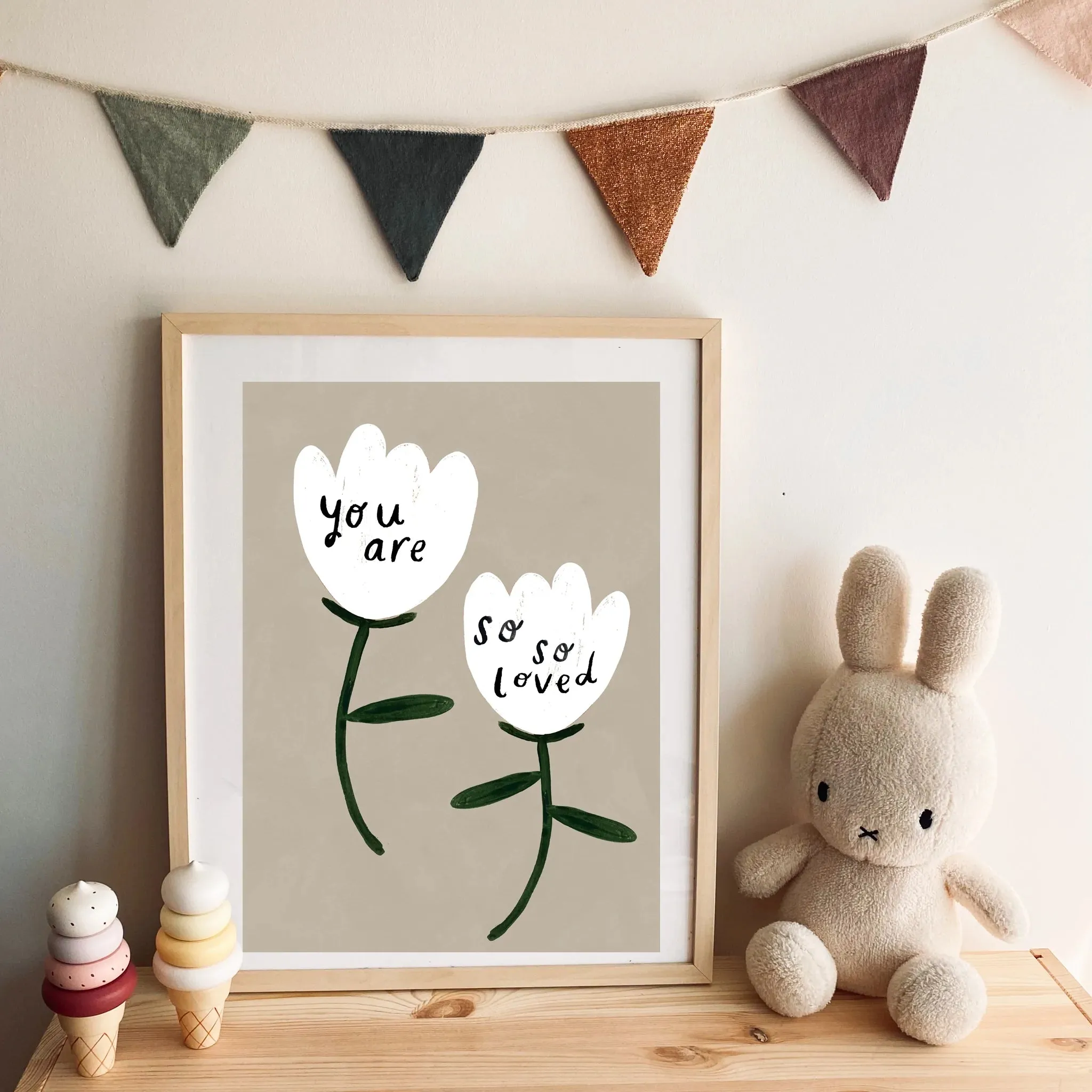 Art Print | You Are So Loved by Yaya Studio