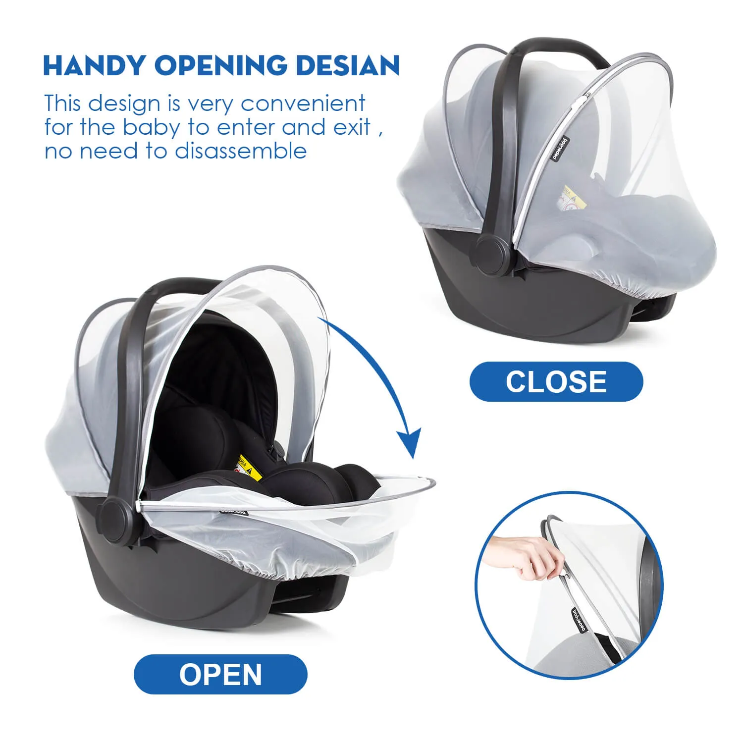 Baby Car Seat Mosquito Net