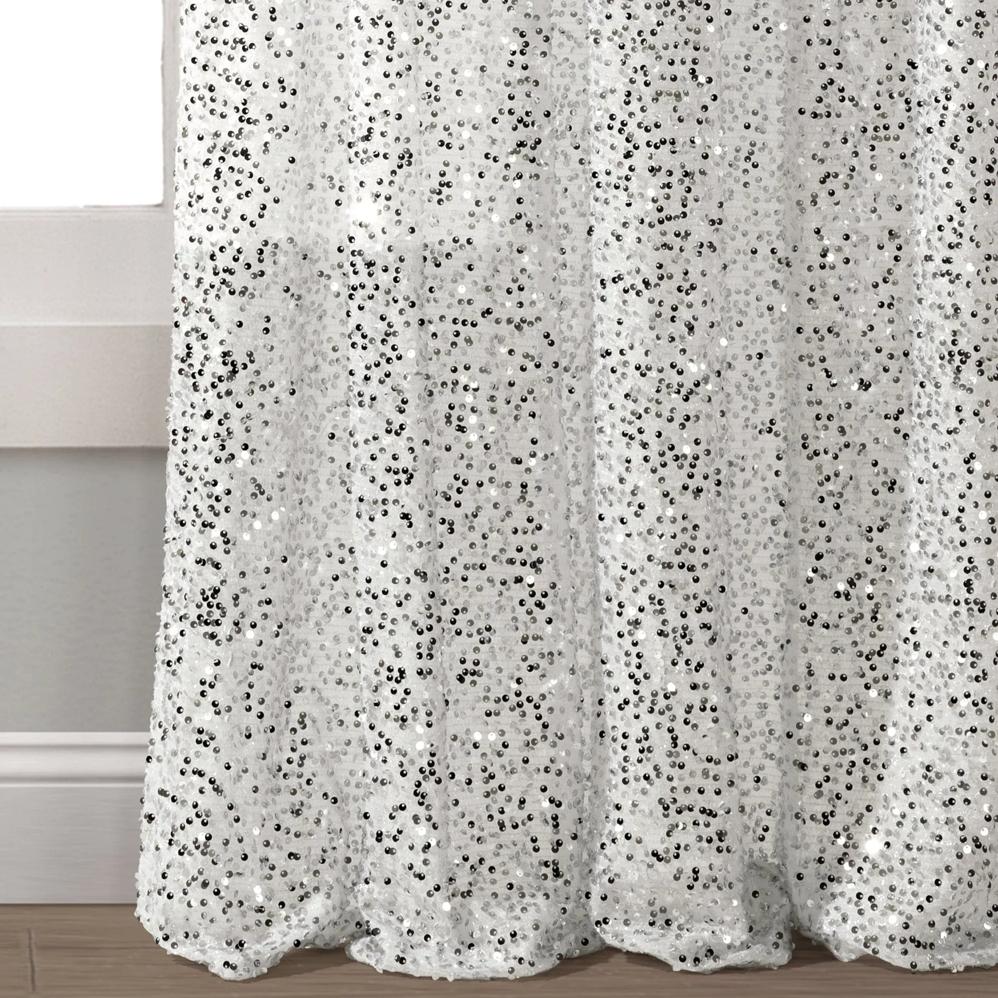 Ballgown Glam Sparkle Sequins Window Curtain Panel