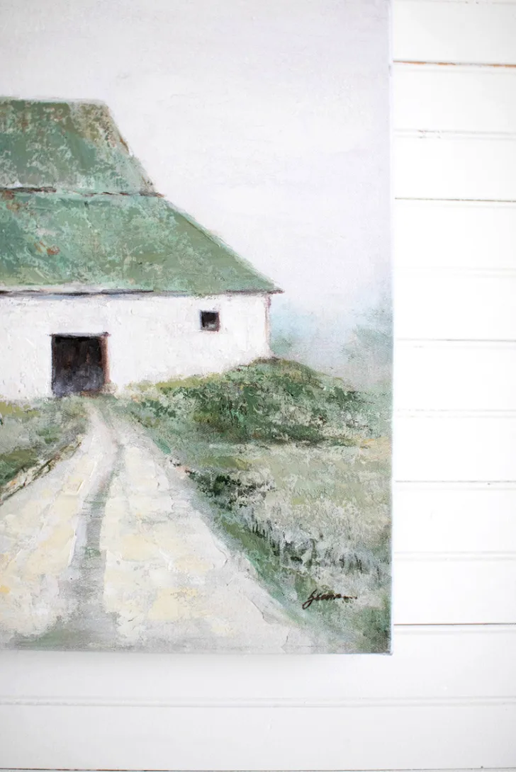 Barn Oil Painting