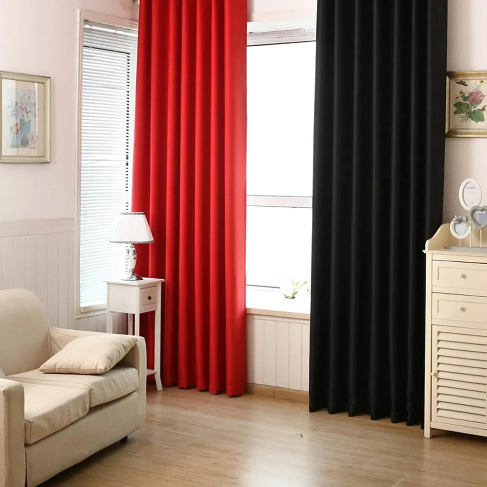 Blackout Insulation Curtain Living Room Bedroom 40" x 85"