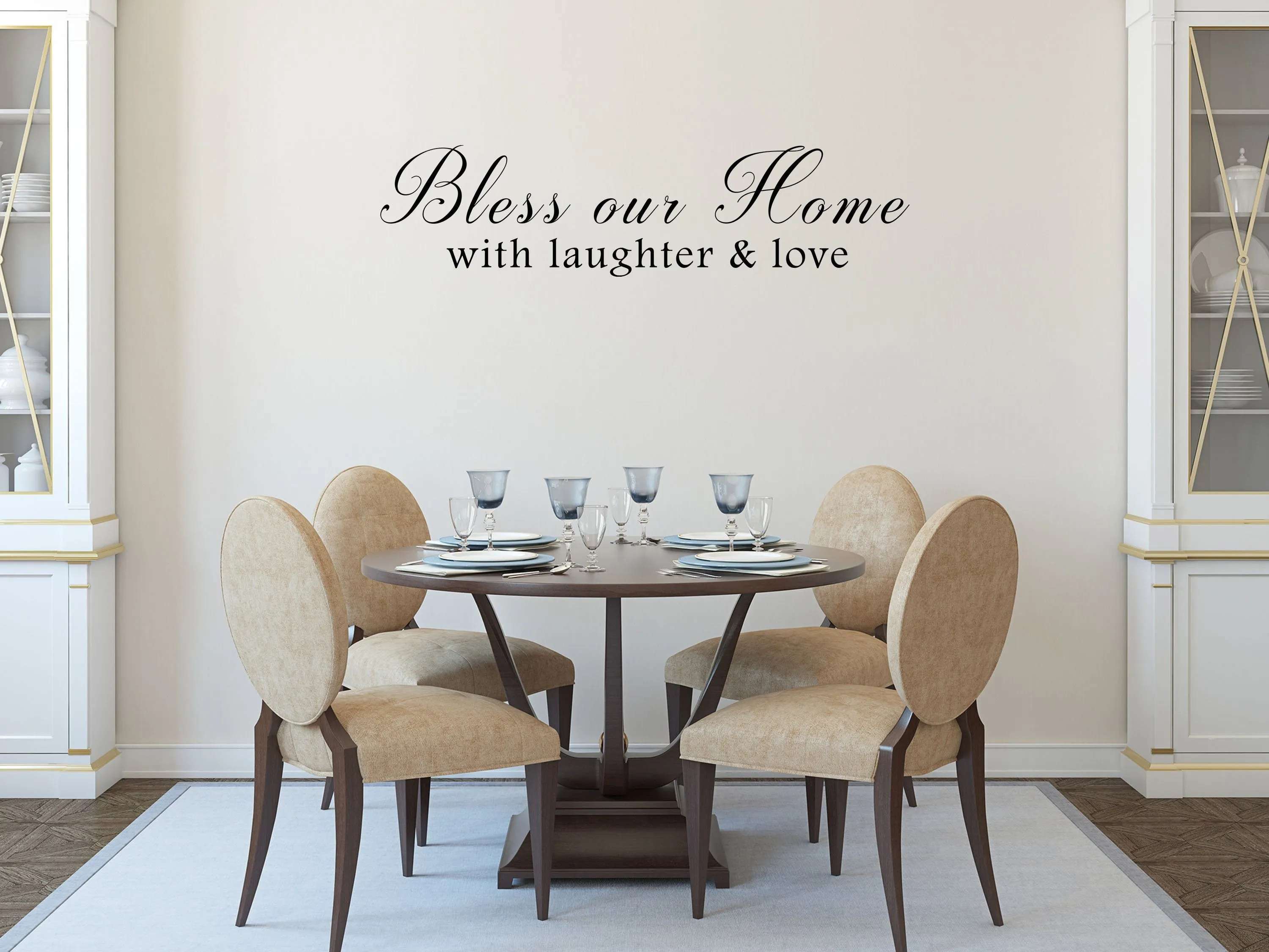 Bless Our Home With Laughter And Love Wall Decal