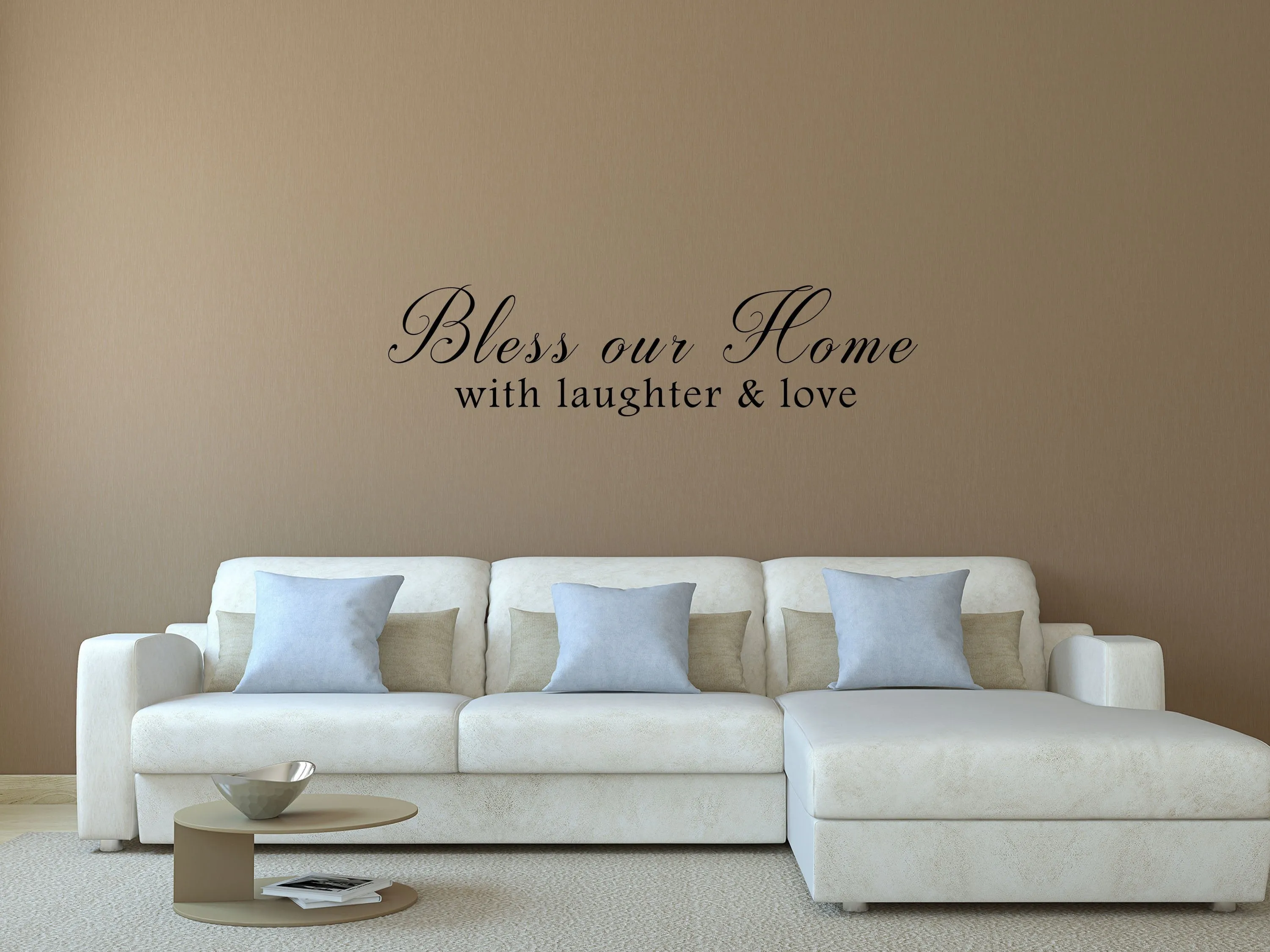 Bless Our Home With Laughter And Love Wall Decal