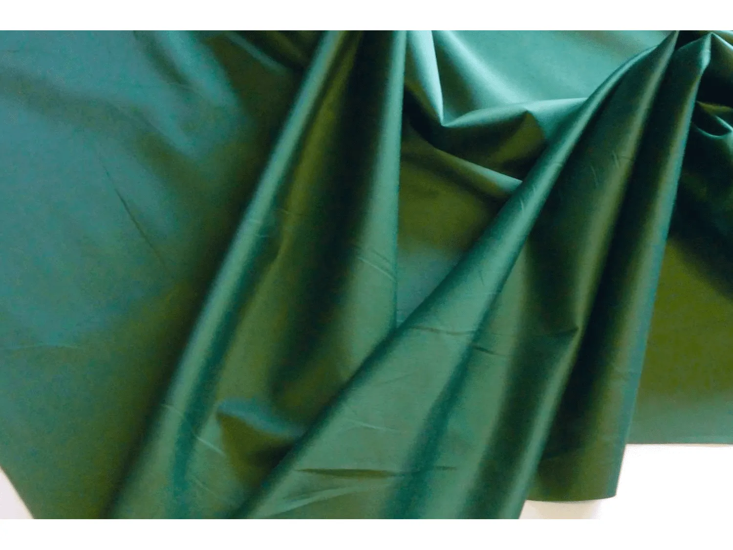 BOTTLE GREEN  Sateen Cotton Curtain Lining with Solpruffe Finish