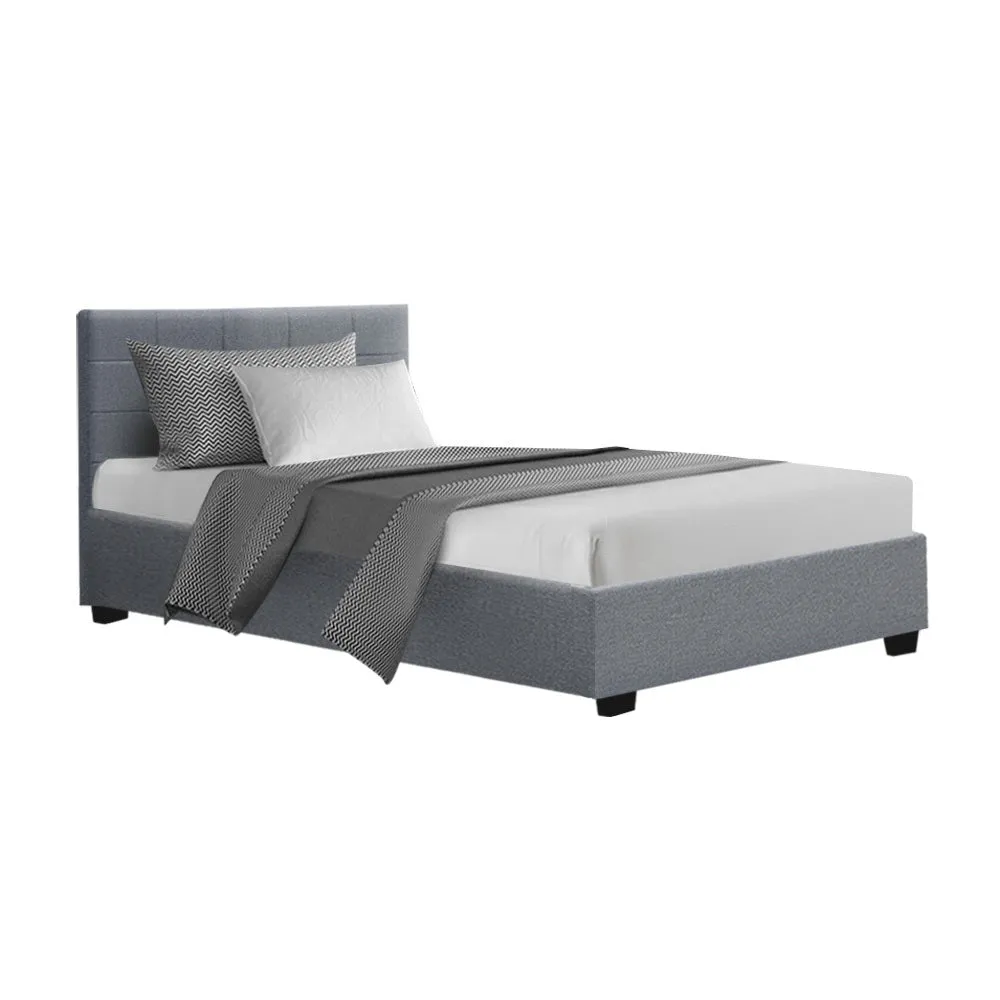 Byron Storage King Single Bed Frame Grey