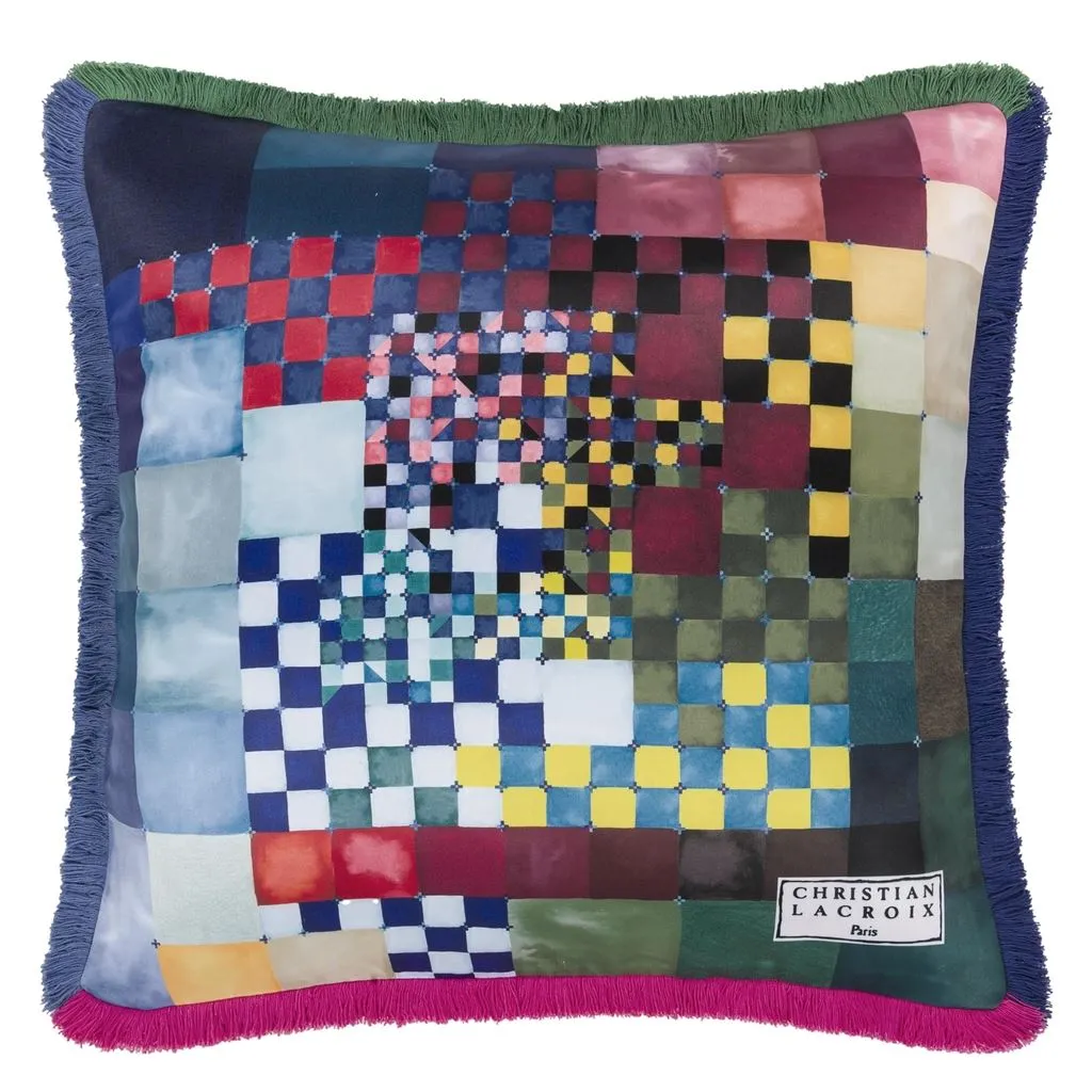 Christian Lacroix Color Games Mosaique Throw Pillow