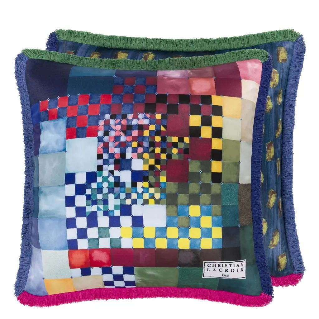 Christian Lacroix Color Games Mosaique Throw Pillow