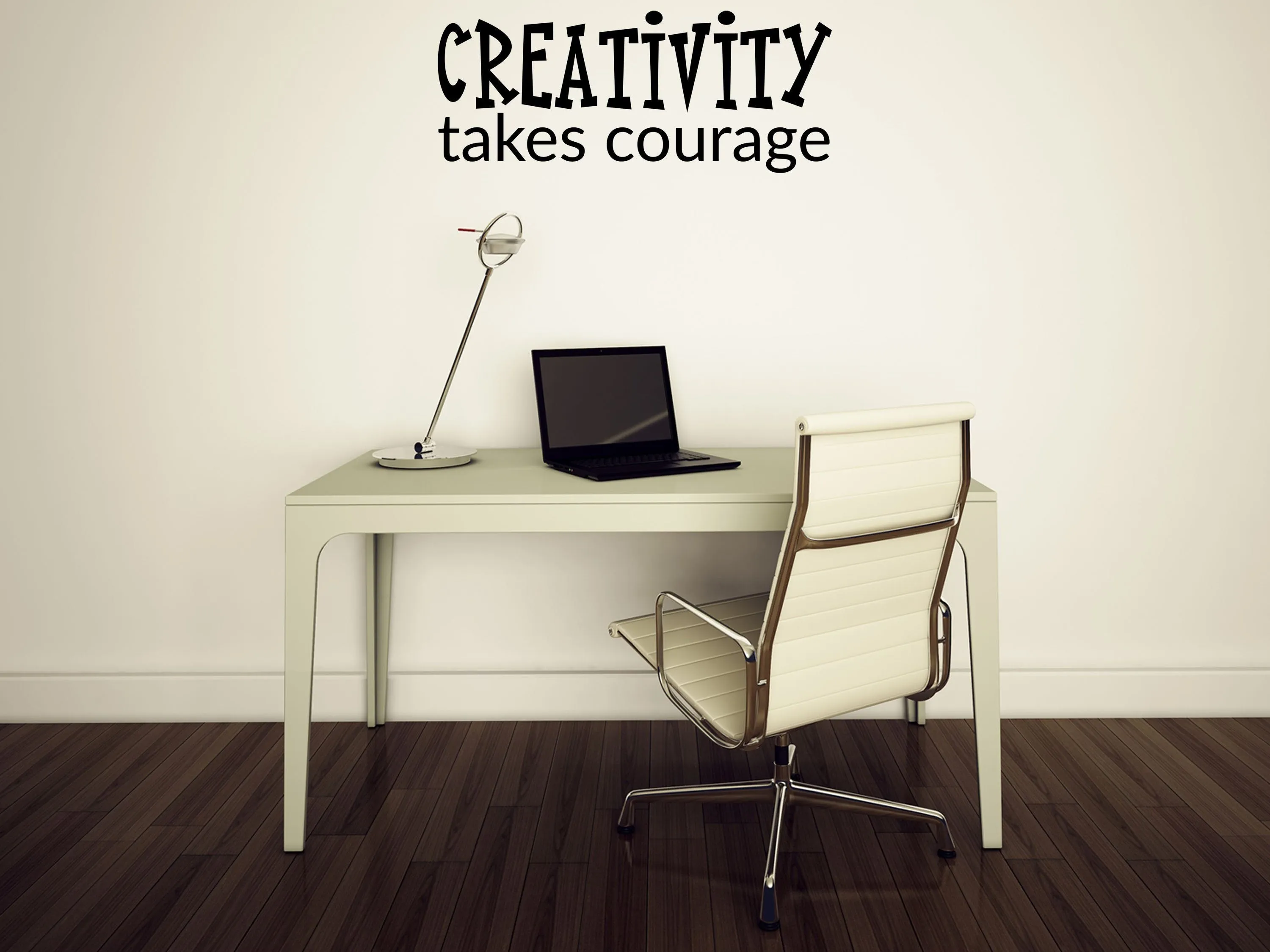 Creativity Takes Courage Wall Decal