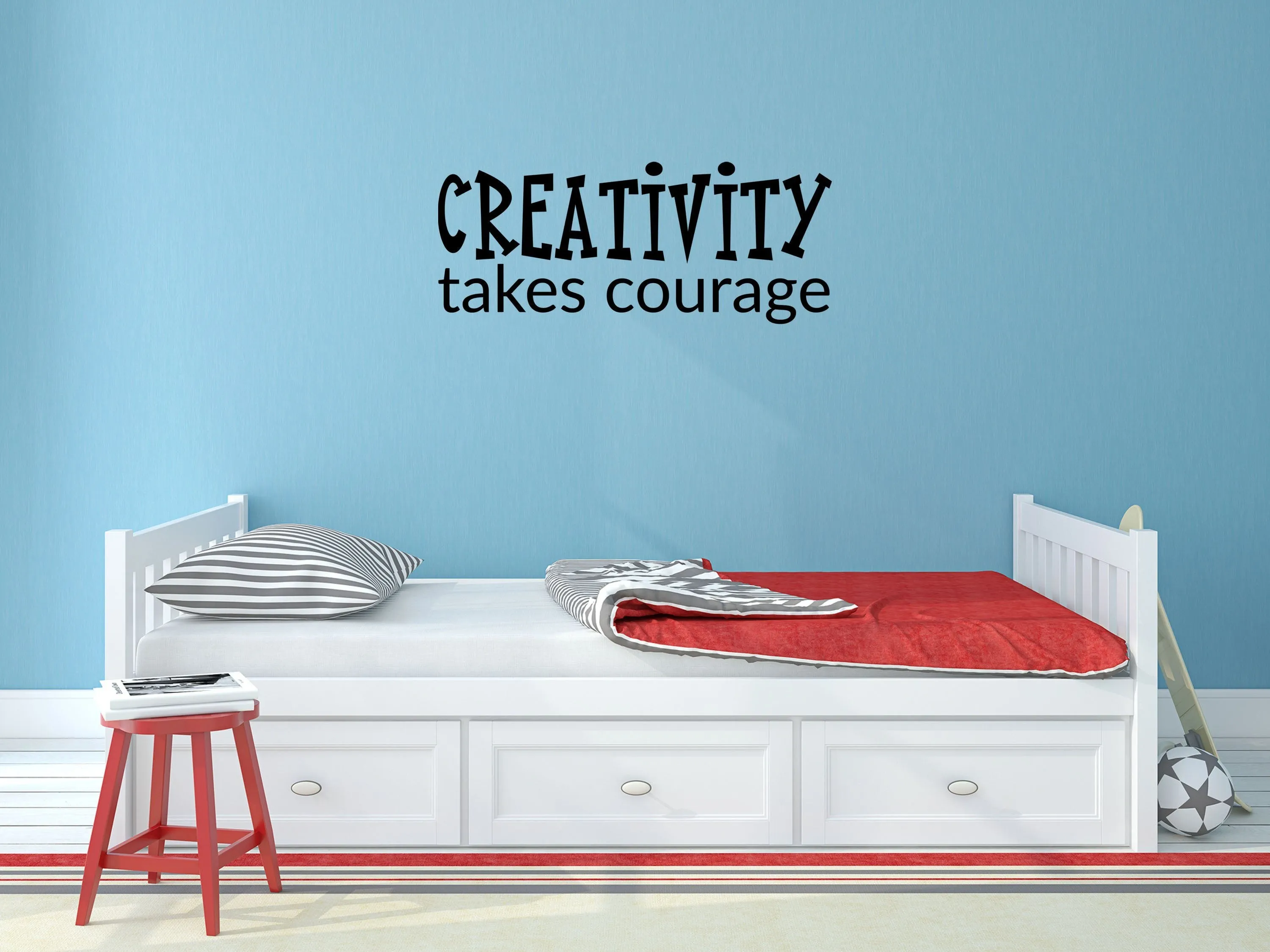 Creativity Takes Courage Wall Decal