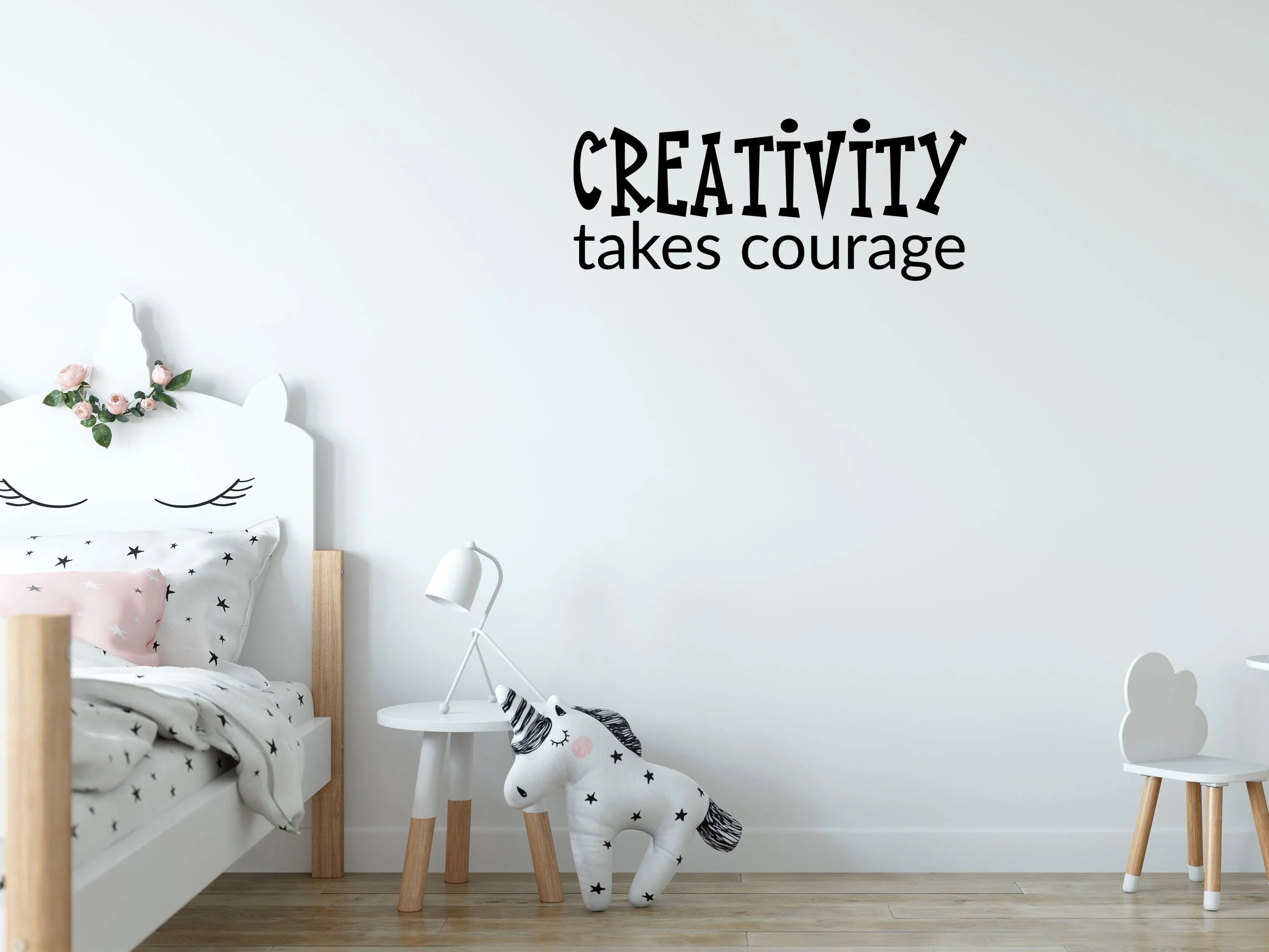 Creativity Takes Courage Wall Decal