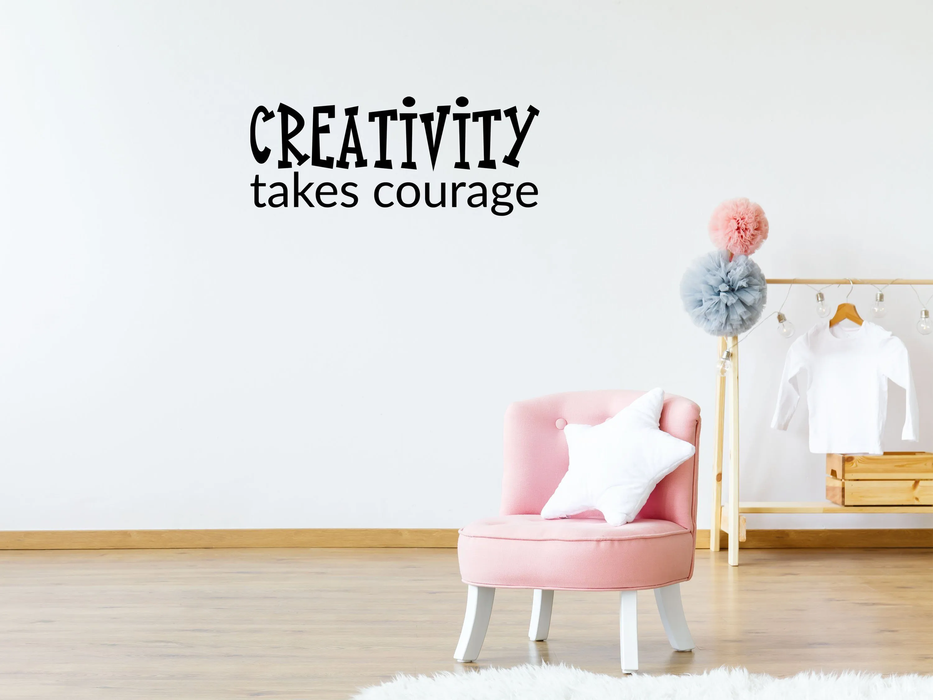 Creativity Takes Courage Wall Decal