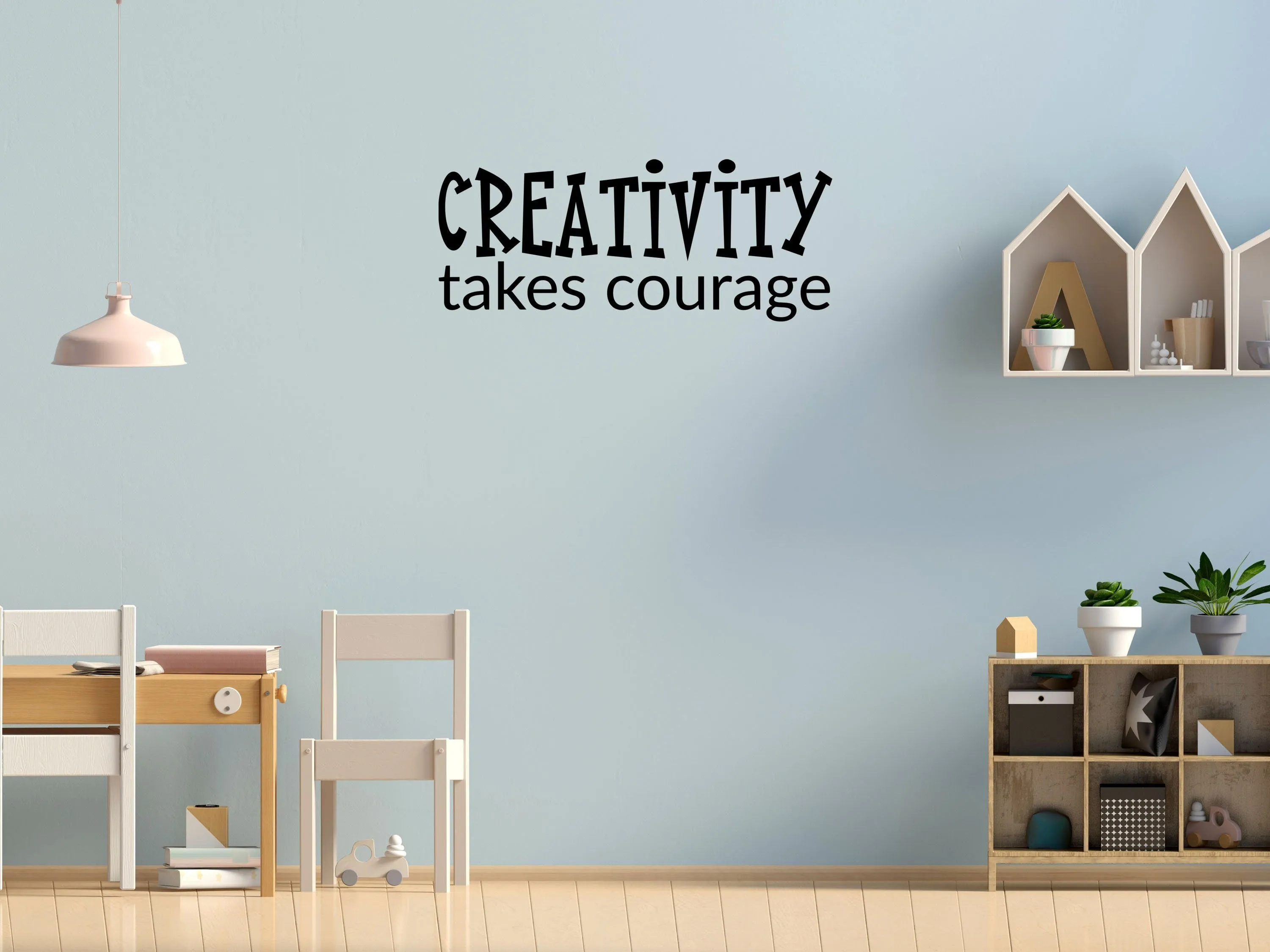 Creativity Takes Courage Wall Decal