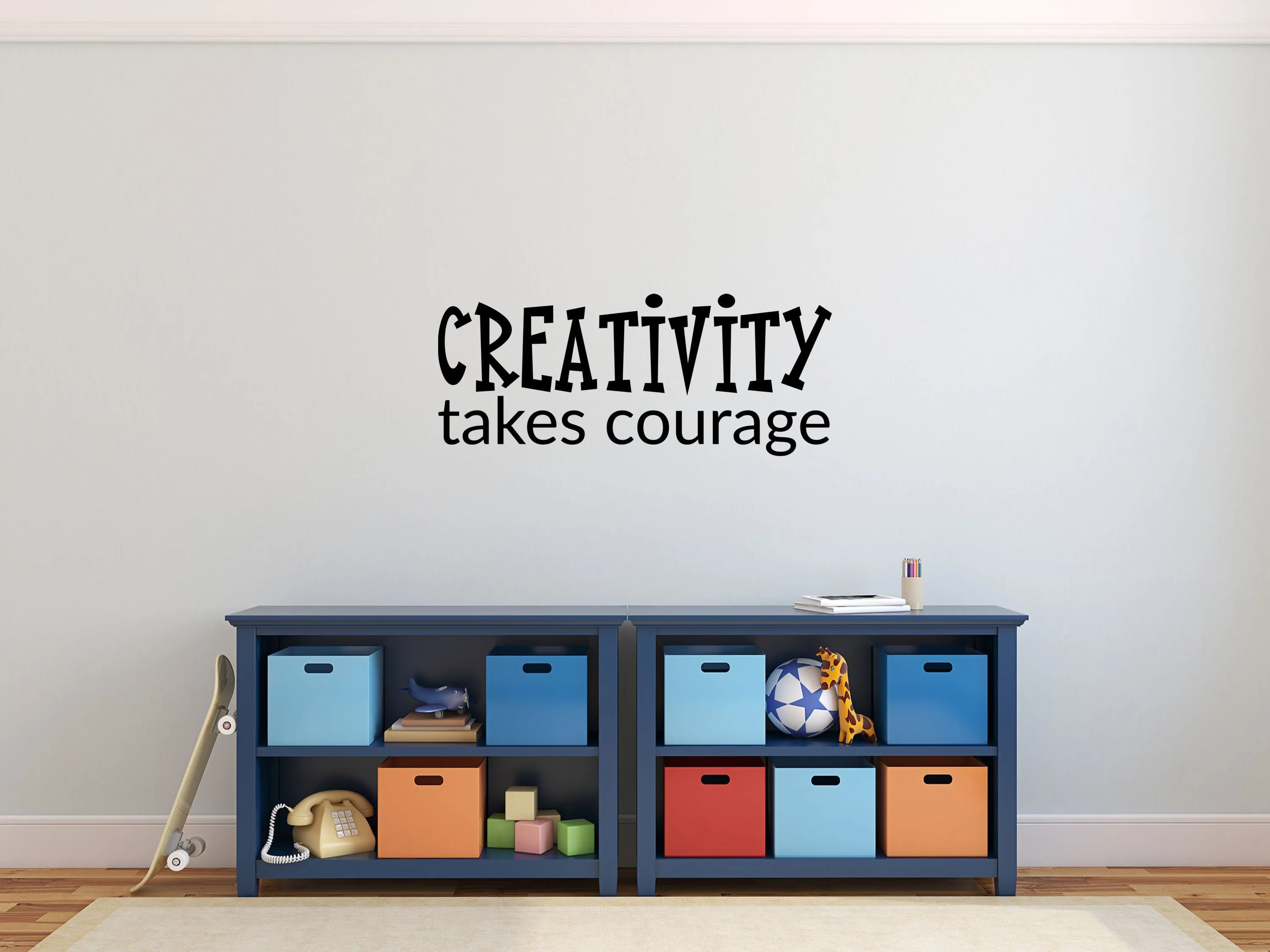 Creativity Takes Courage Wall Decal