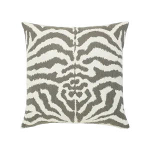 Elaine Smith Zebra Gray Pillow