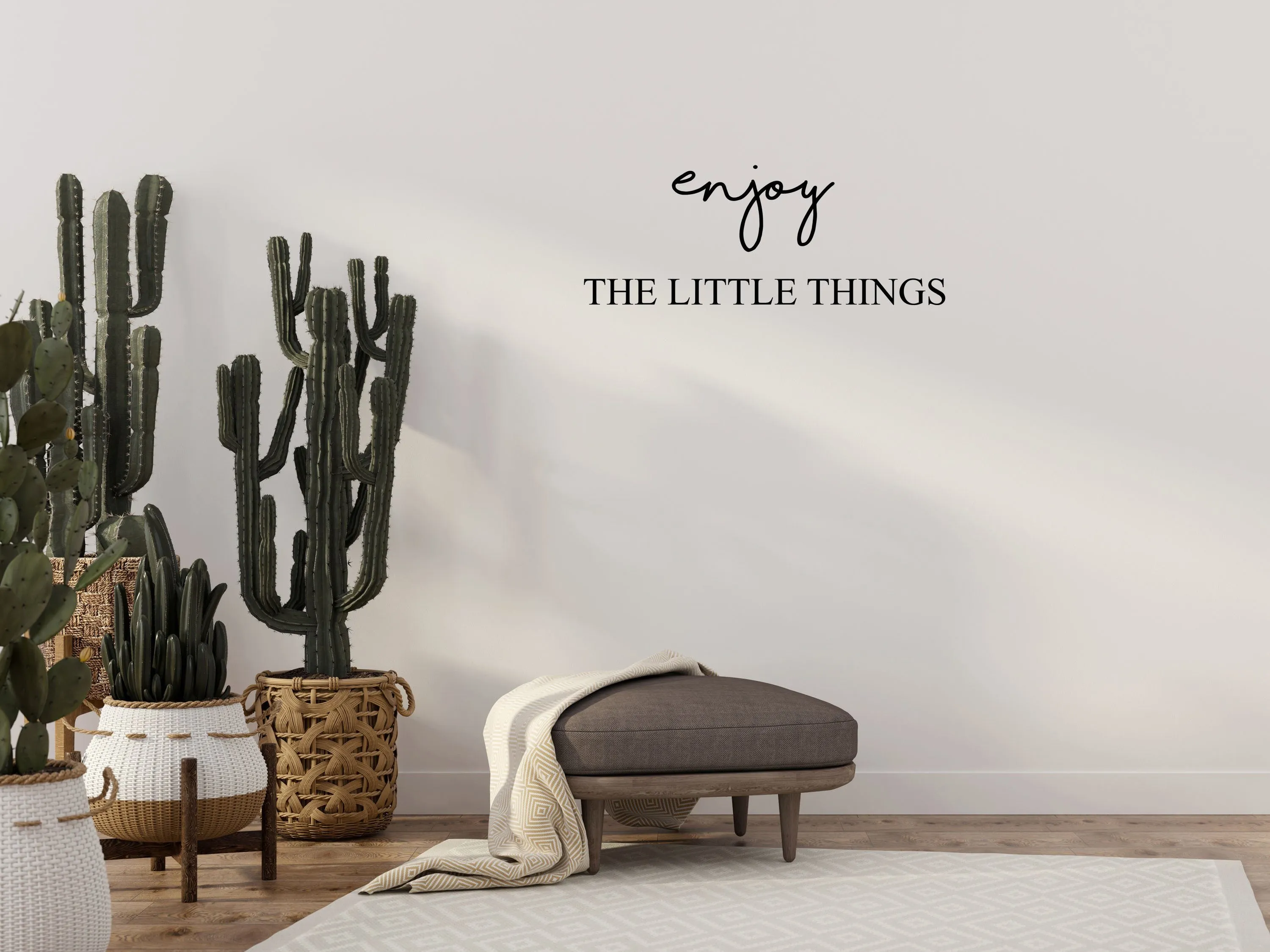 Enjoy The Little Things Removable Wall Decal