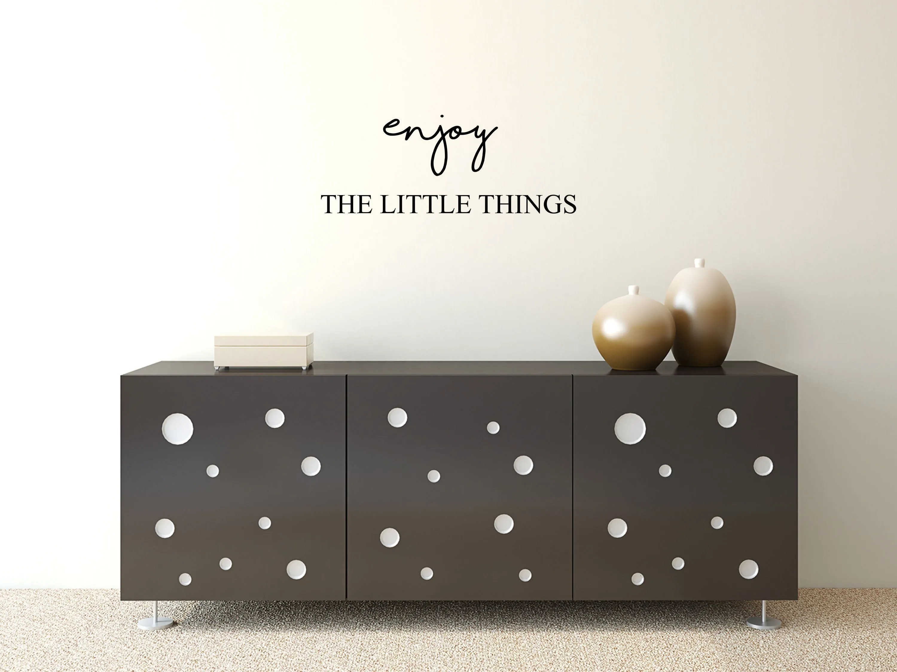 Enjoy The Little Things Removable Wall Decal