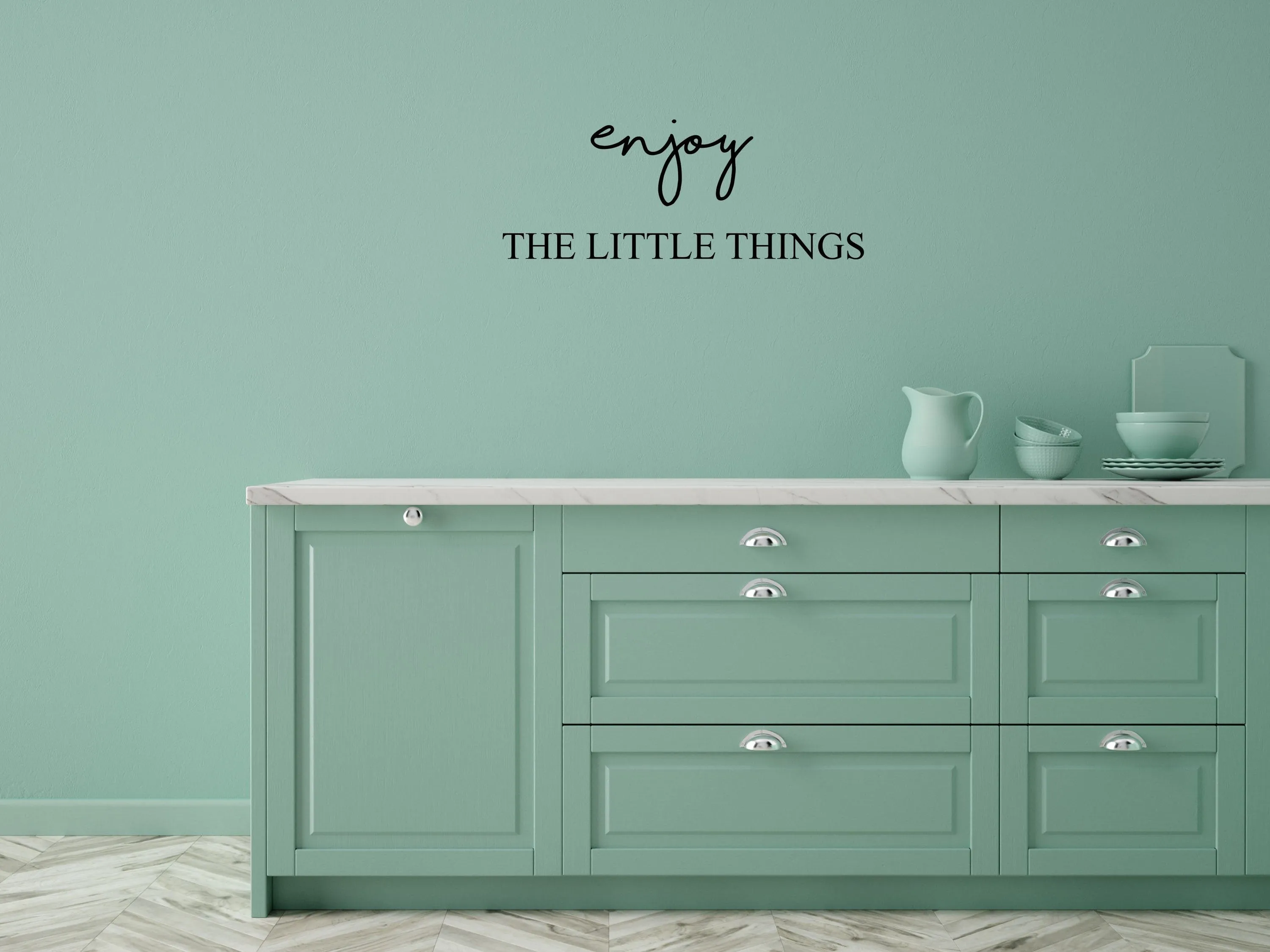 Enjoy The Little Things Removable Wall Decal