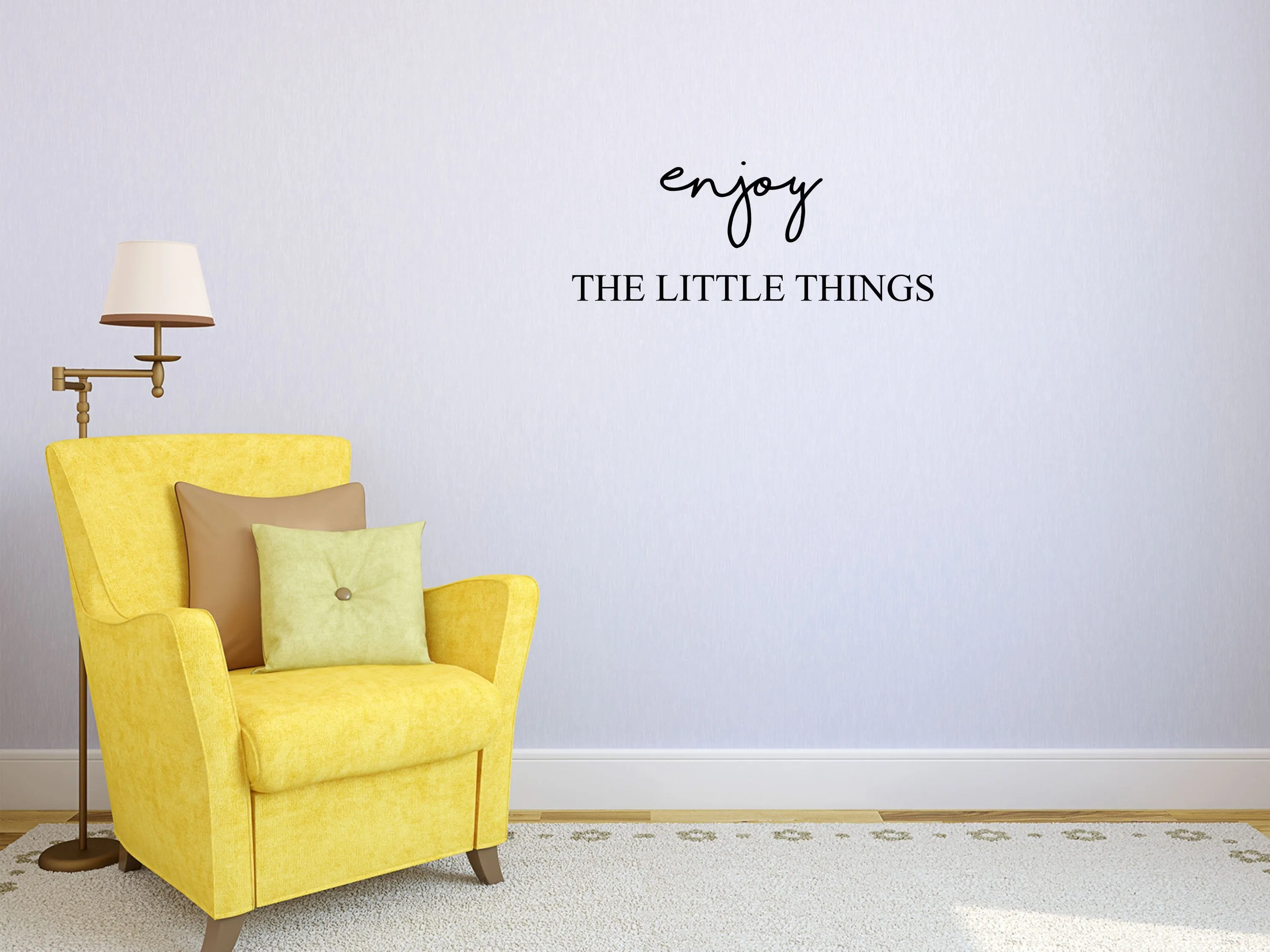 Enjoy The Little Things Removable Wall Decal