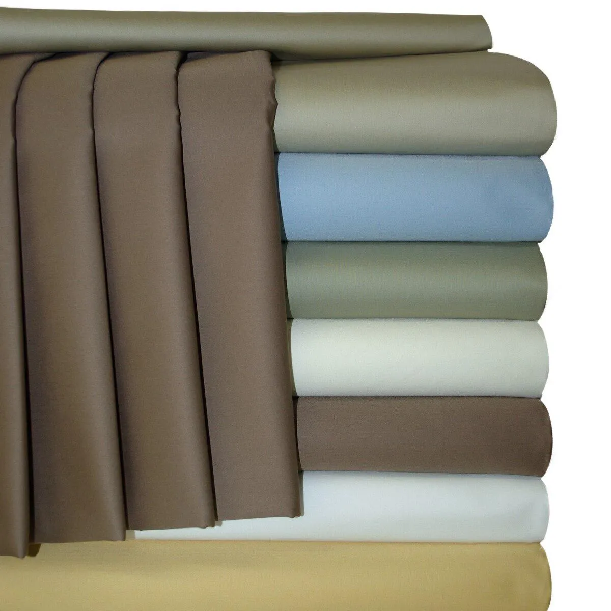 Extra Deep 22 Inch Pocket Sheets 100% cotton 300 Thread count Solid