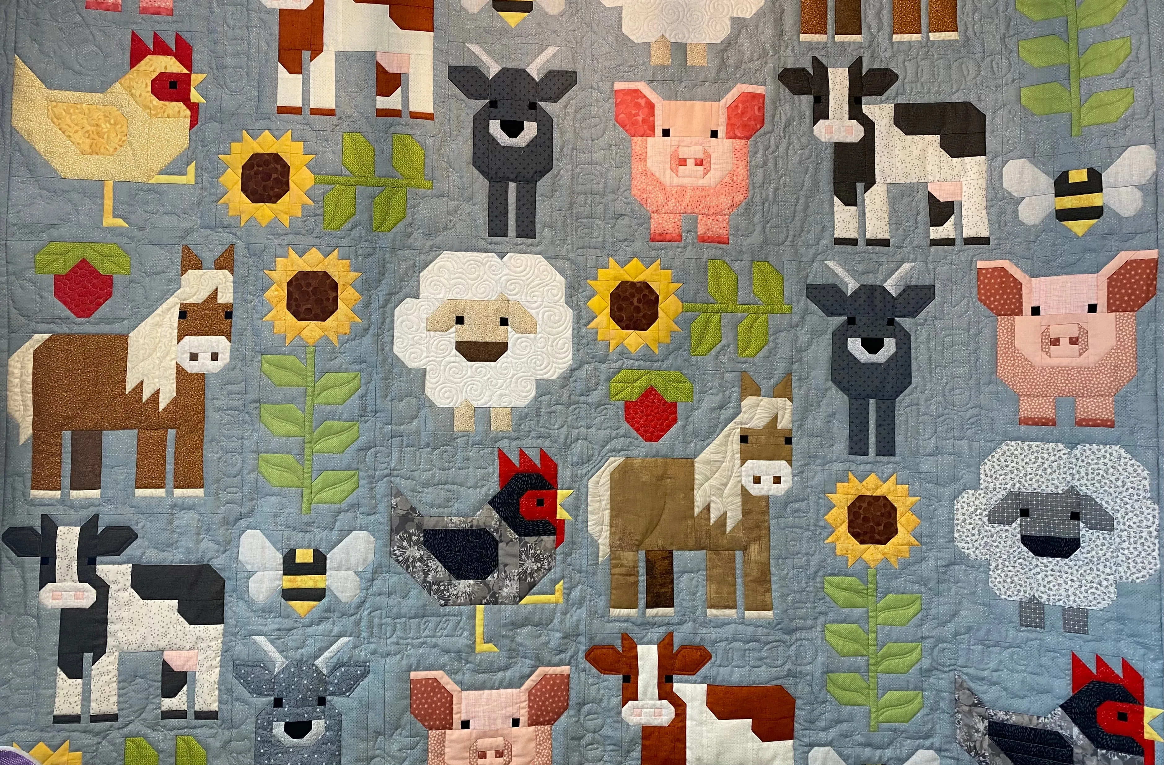 Fab Farm Quilt Kit by Elizabeth Hartman