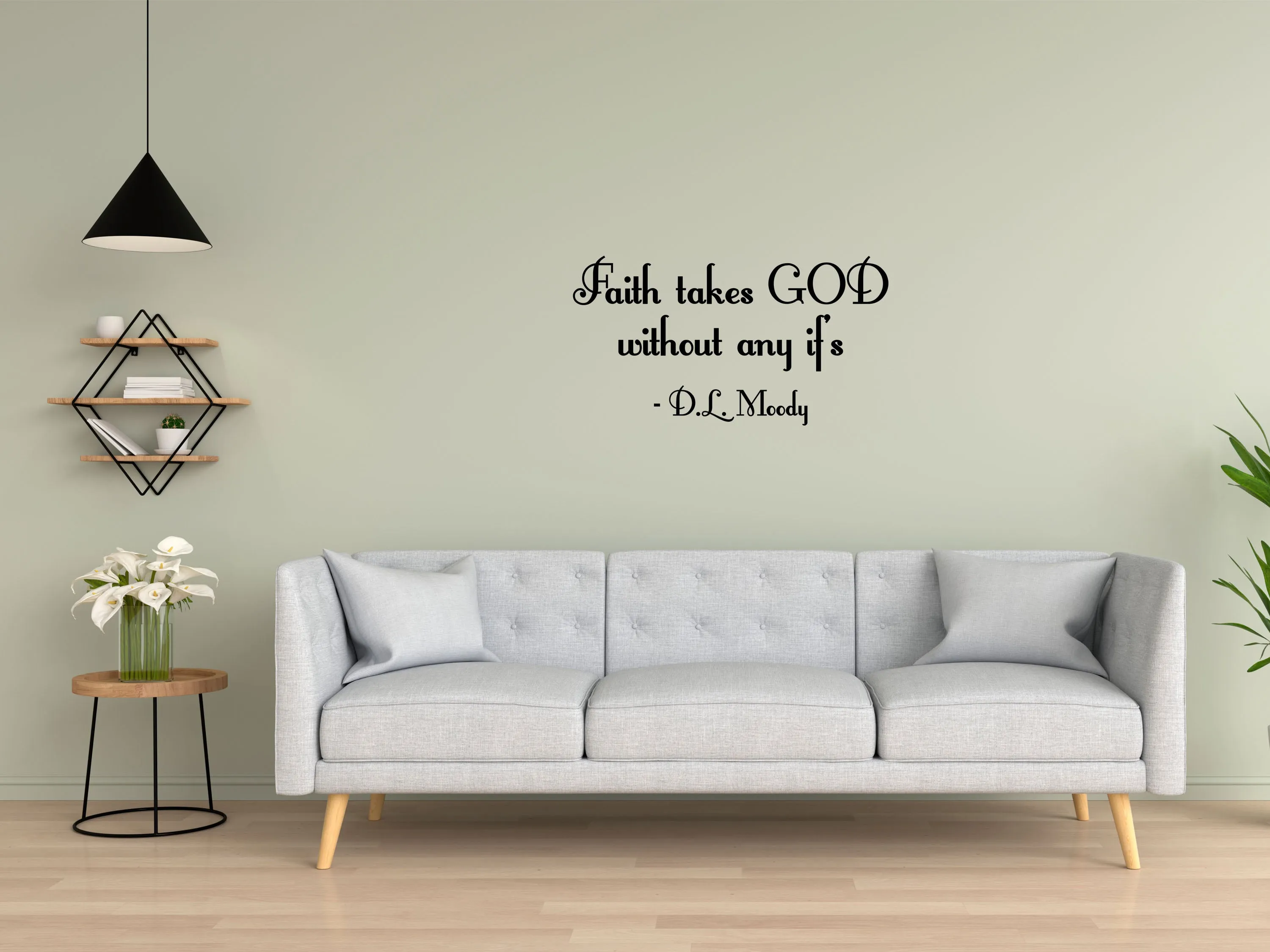 Faith Takes God Removable Wall Decal