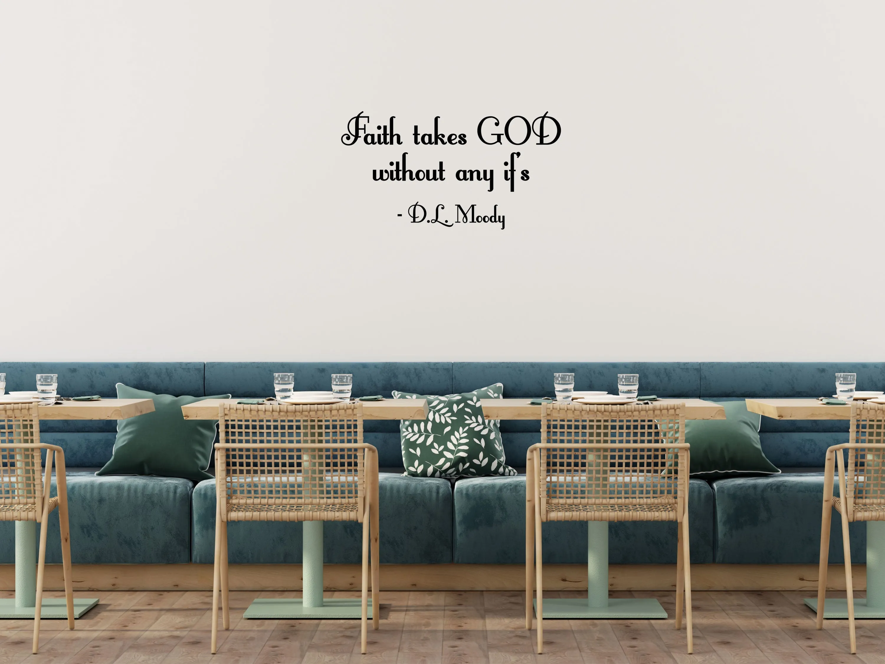 Faith Takes God Removable Wall Decal