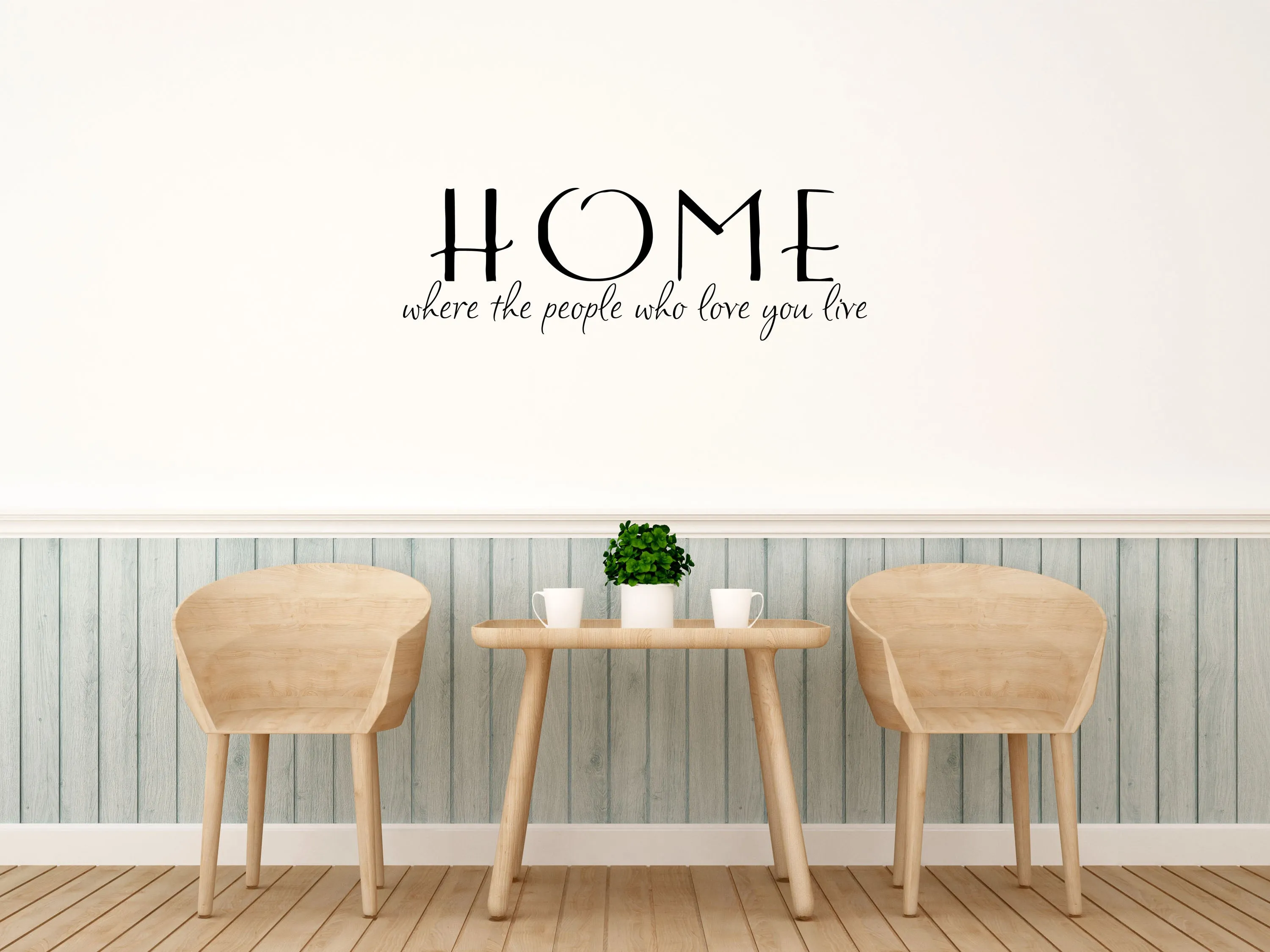 Family Wall Vinyl Lettering Removable Wall Decal