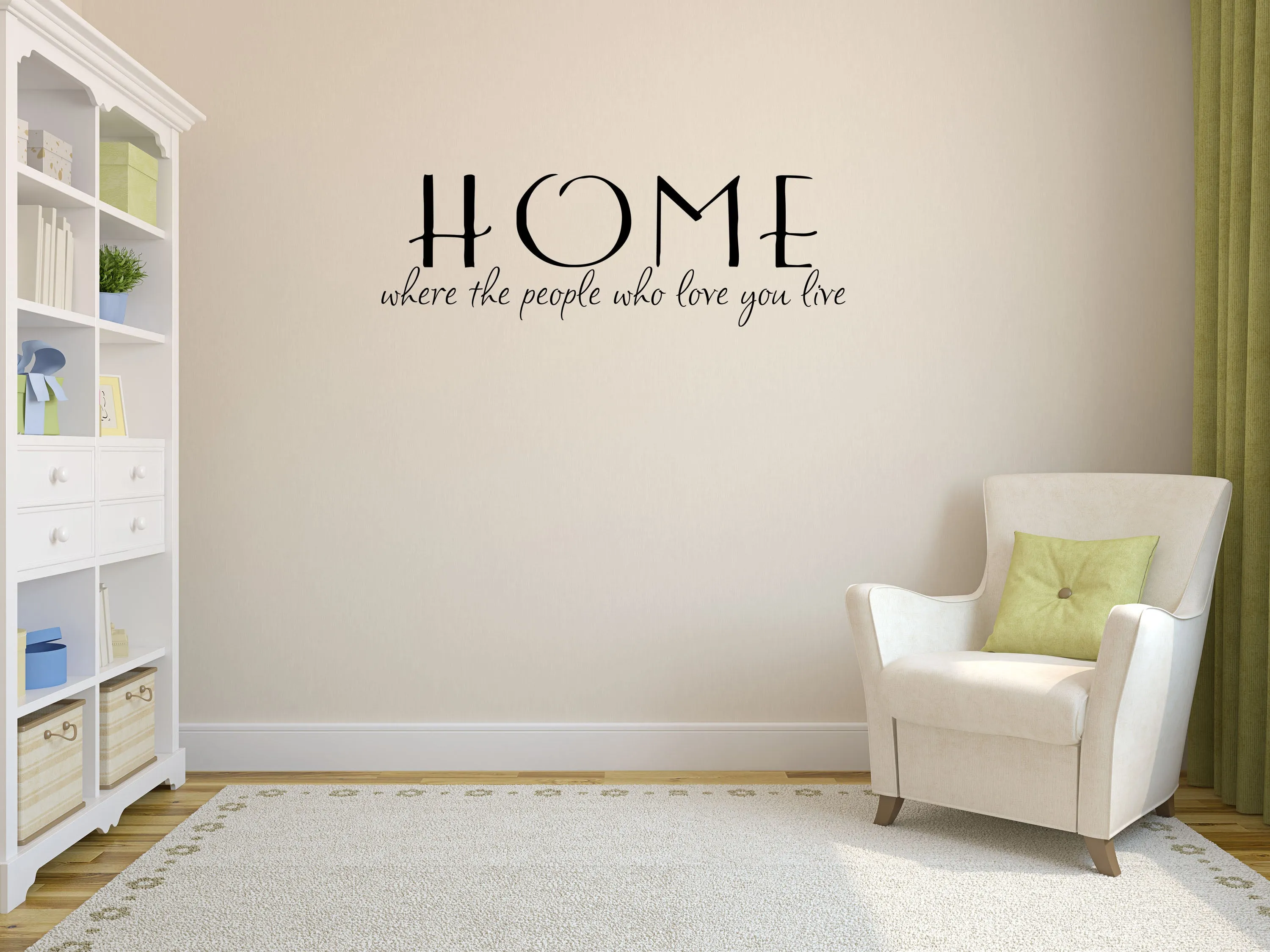 Family Wall Vinyl Lettering Removable Wall Decal