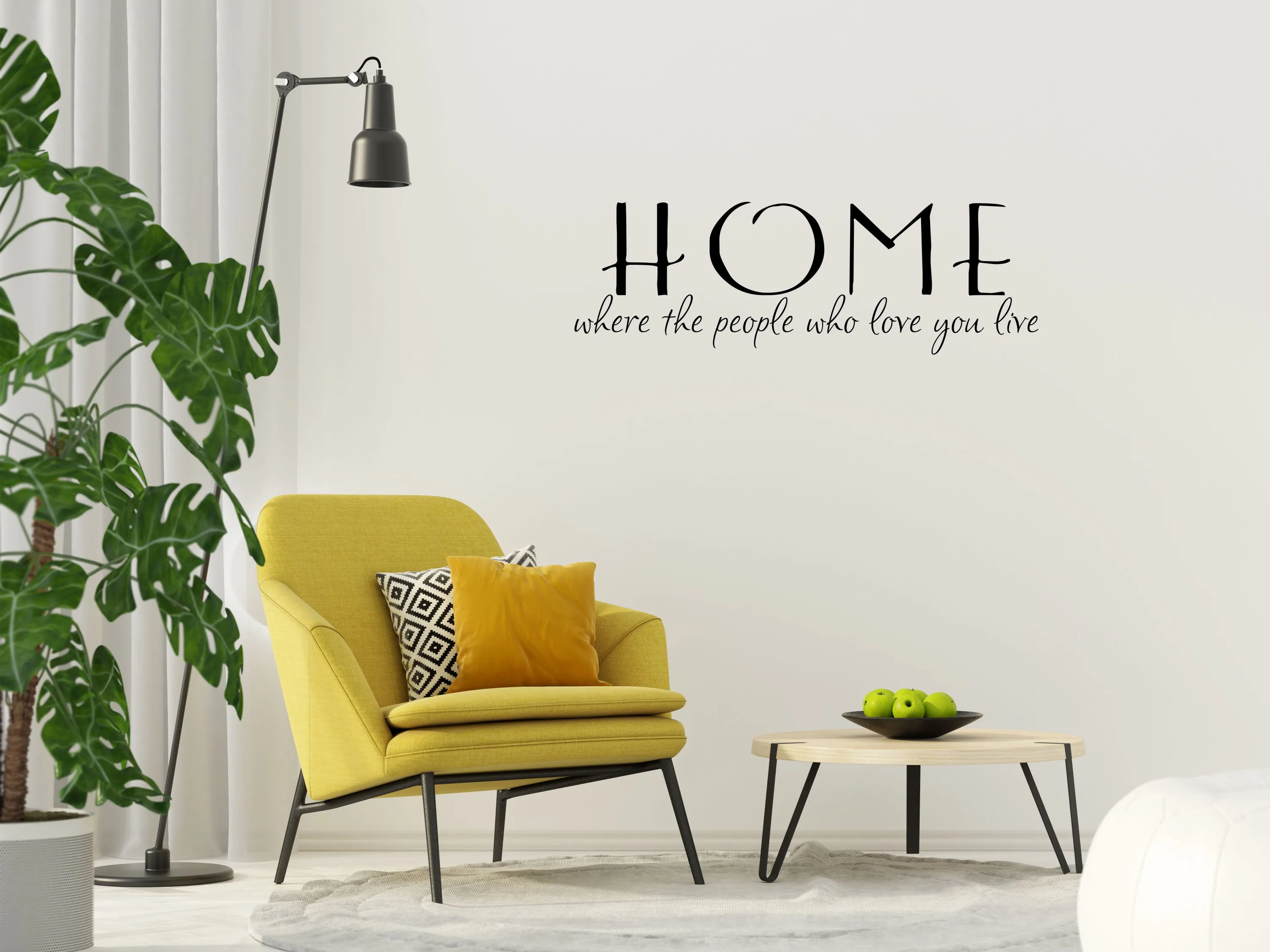 Family Wall Vinyl Lettering Removable Wall Decal