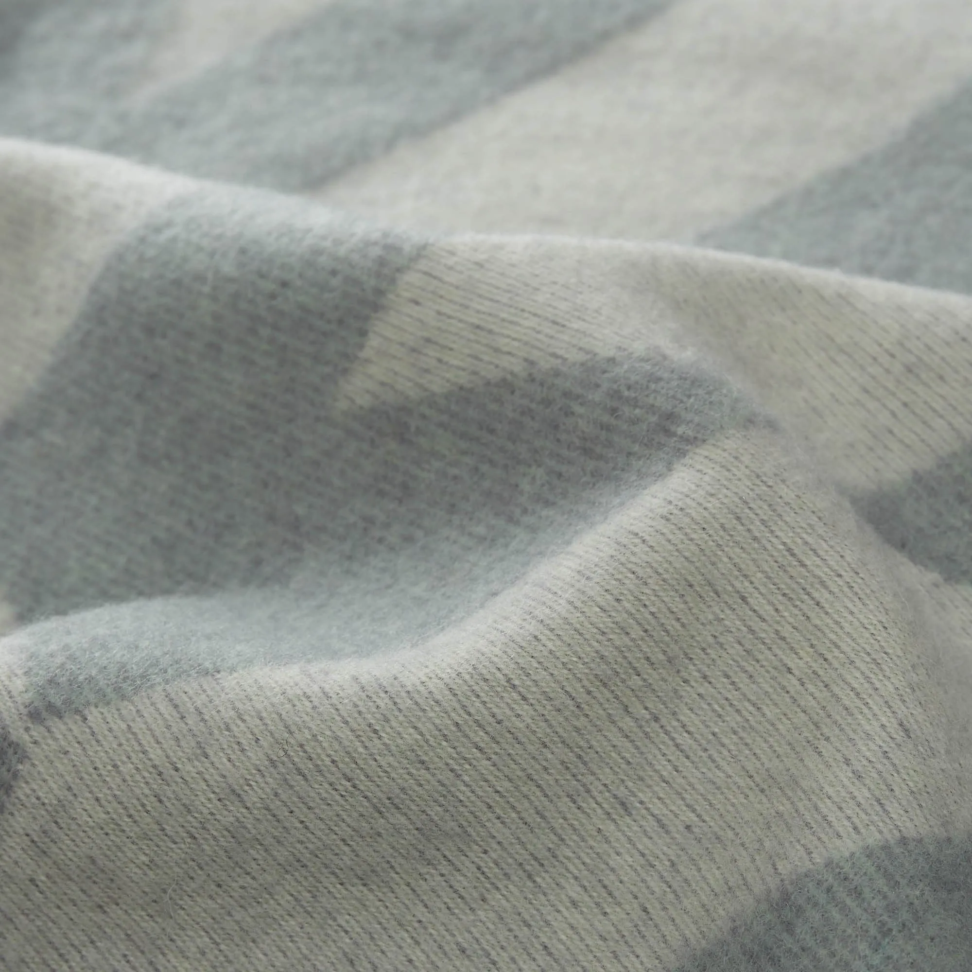 Farum Merino Blanket [Grey blue/Cream]