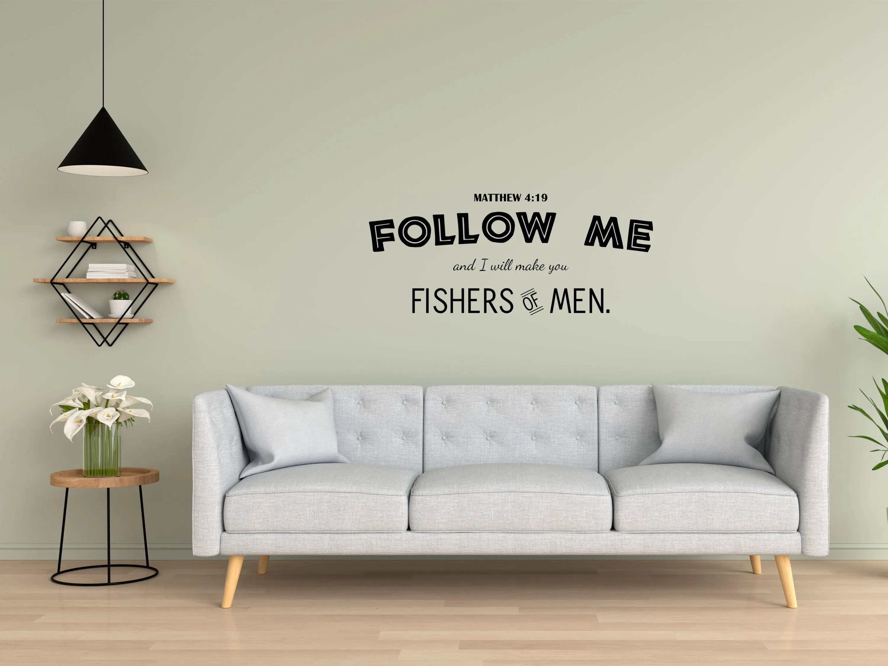 Fishers Of Men Christian Inspirational Wall Decal