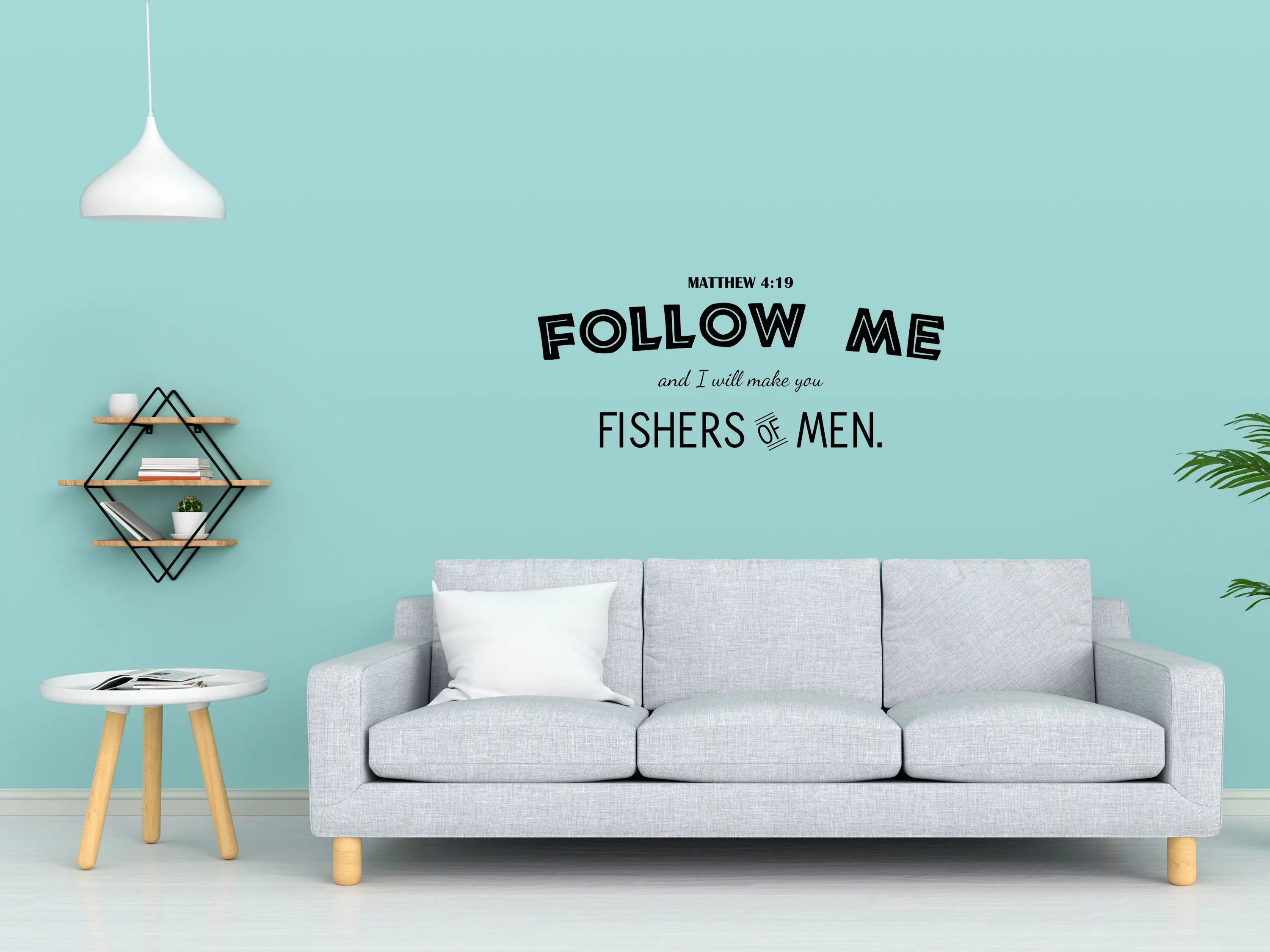 Fishers Of Men Christian Inspirational Wall Decal