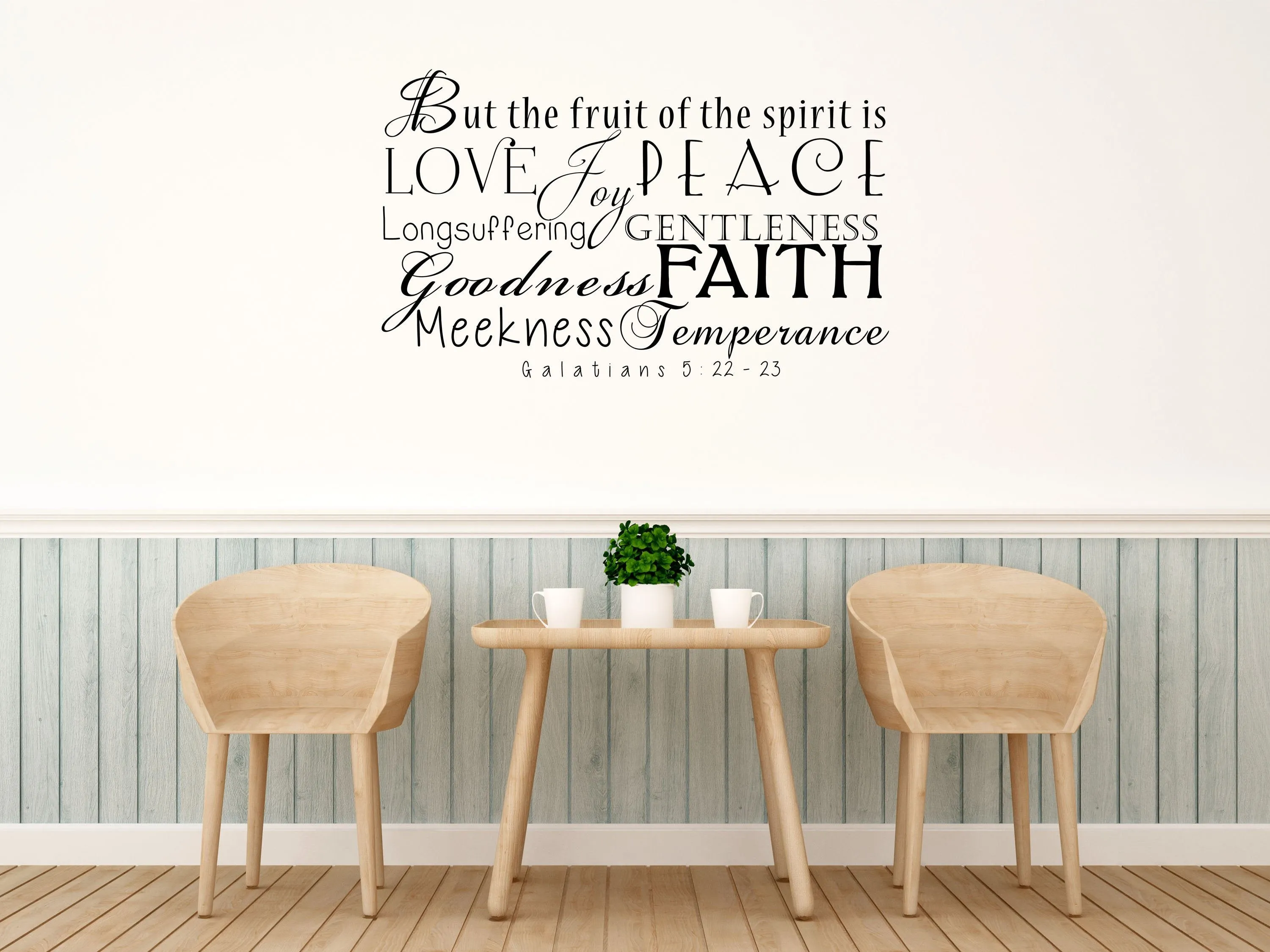 Galatians 5:22 But The Fruit Of The Spirit Scripture Wall Decal