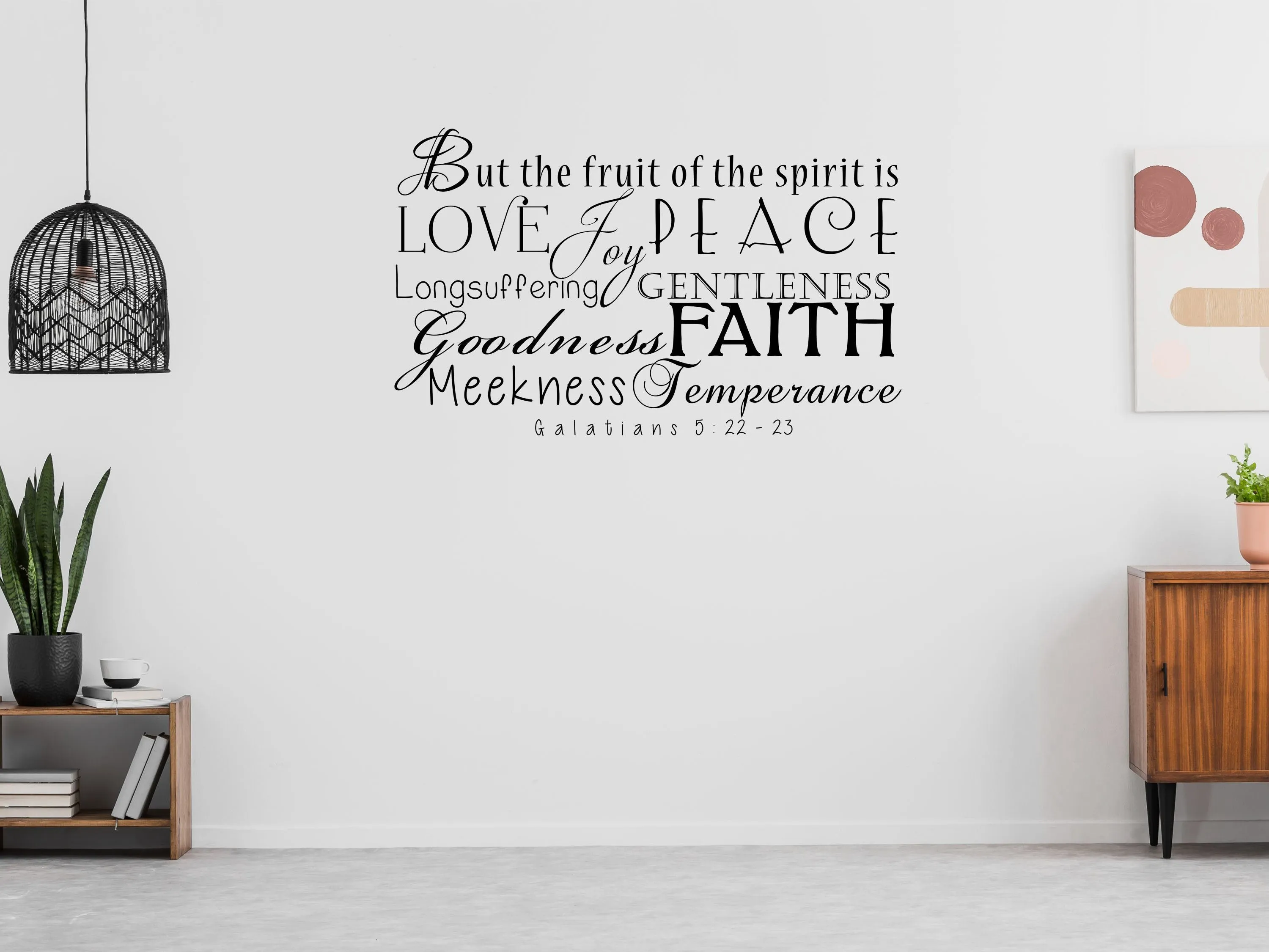 Galatians 5:22 But The Fruit Of The Spirit Scripture Wall Decal