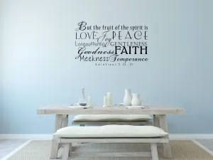 Galatians 5:22 But The Fruit Of The Spirit Scripture Wall Decal