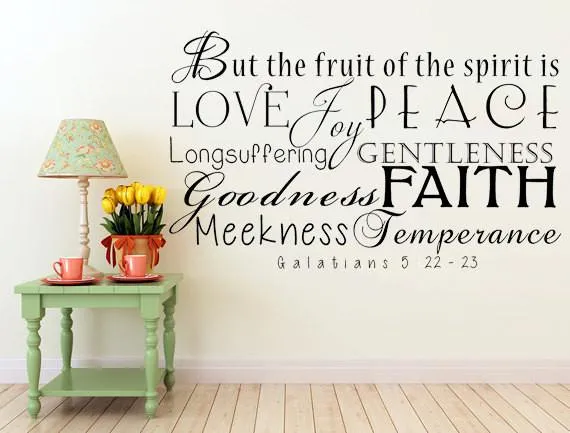 Galatians 5:22 But The Fruit Of The Spirit Scripture Wall Decal