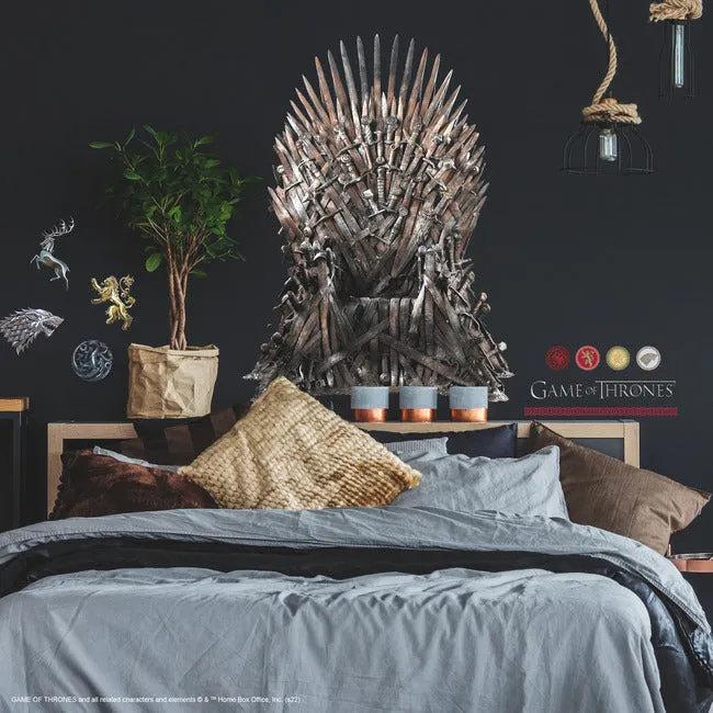 Game Of Thrones The Iron Throne XL Giant Peel & Stick Wall Decals