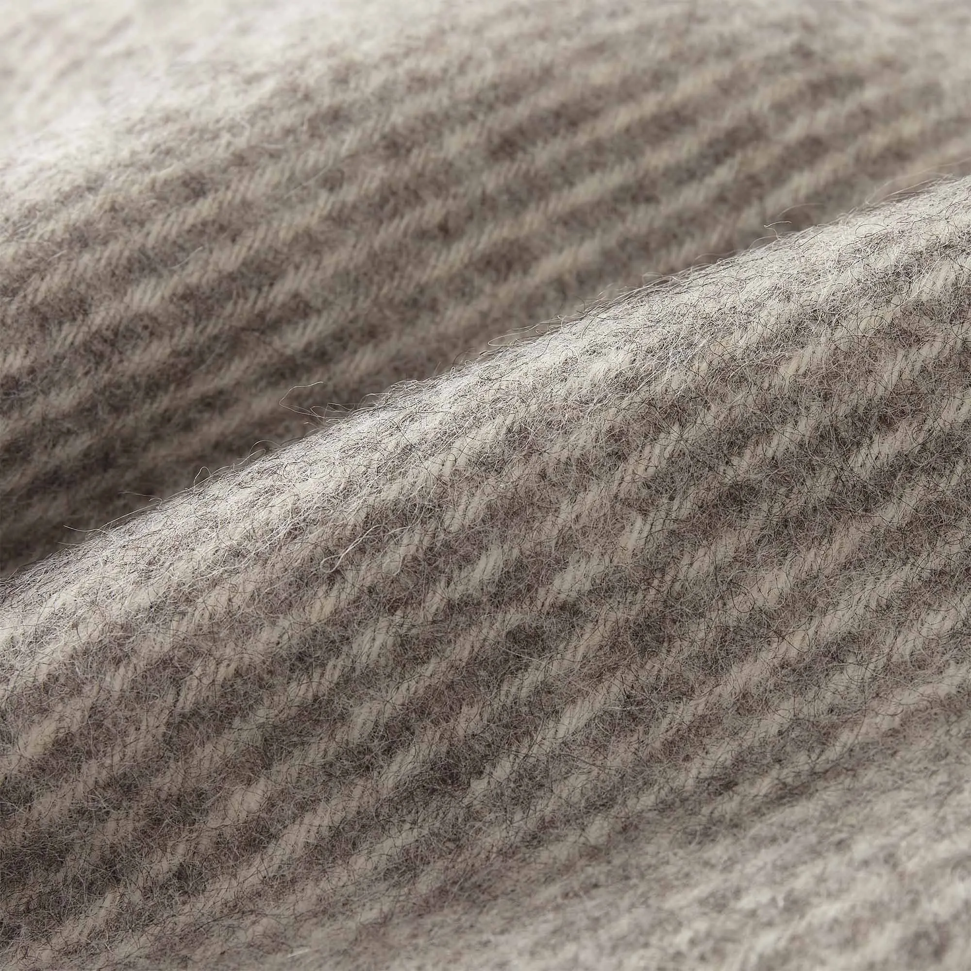 Gotland Wool Blanket [Grey/Cream]