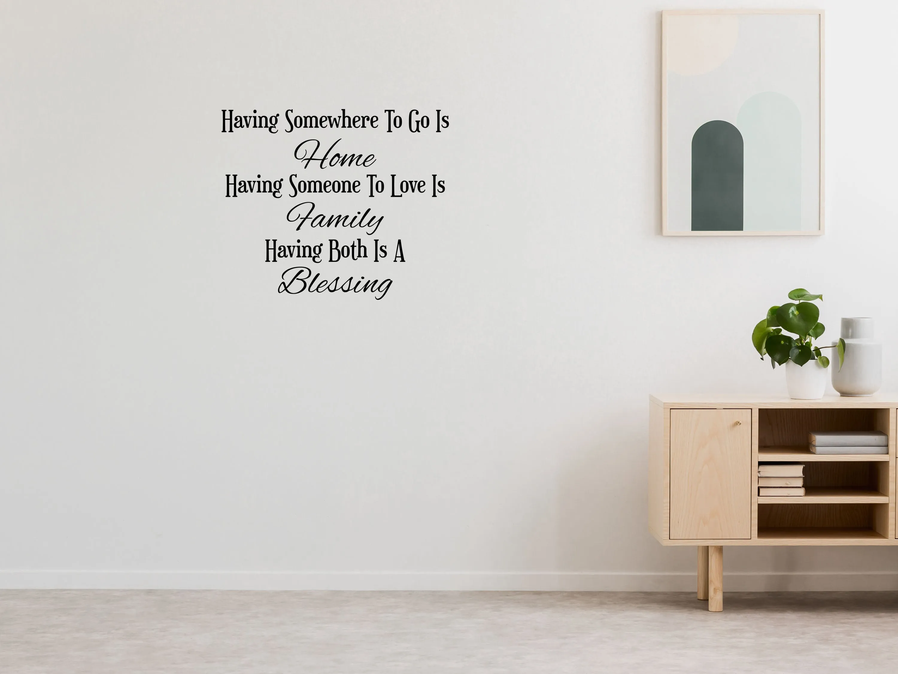 Having Somewhere To Go Wall Decal