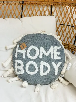 'Homebody' Tufted Round Pillow by Mud Pie