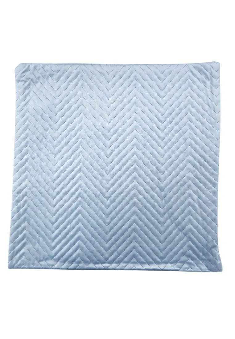 Landmark Velvet Throw Pillow Case Zigzag Design Back To Back