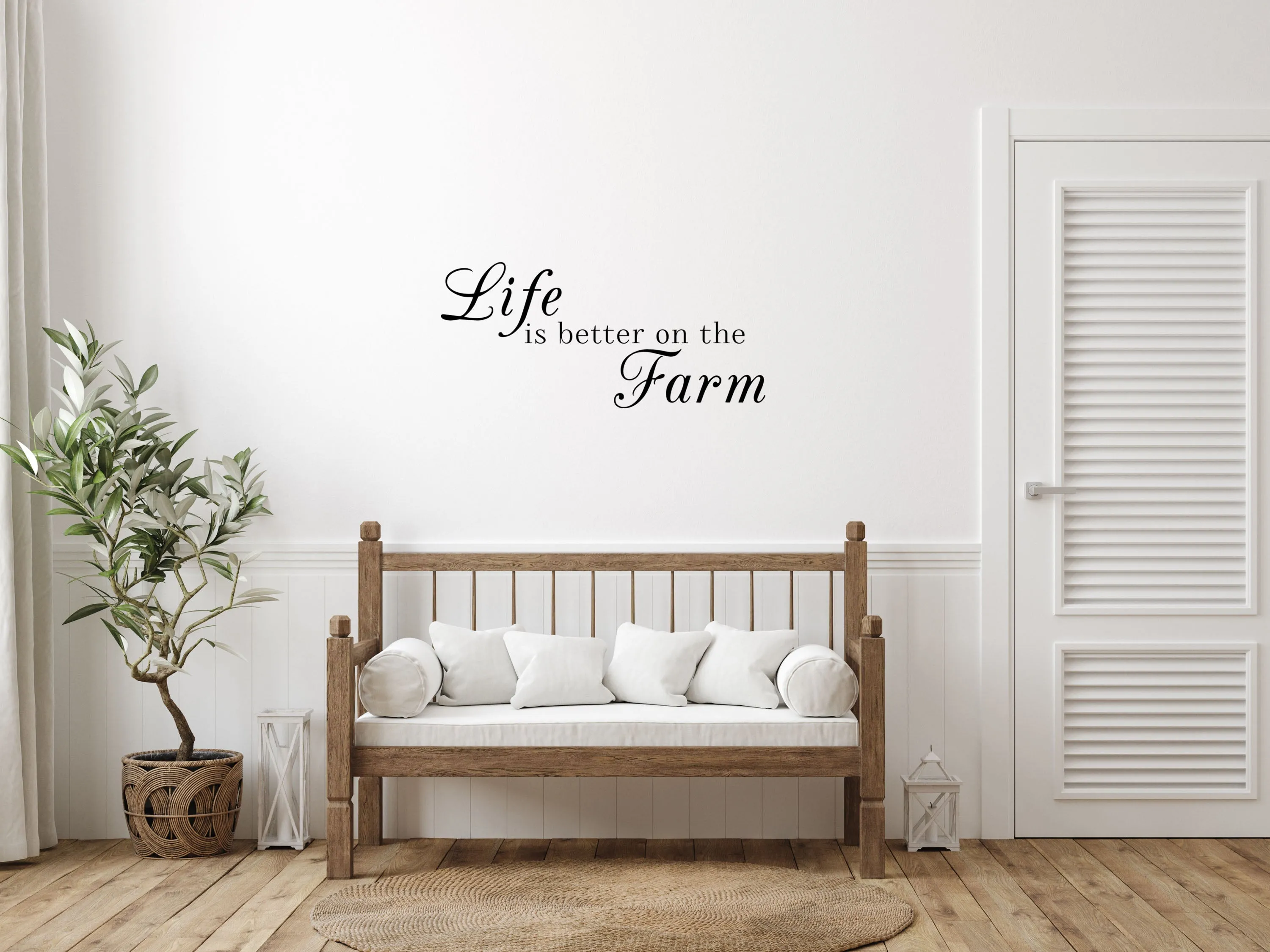 Life Is Better On The Farm Vinyl Wall Decal