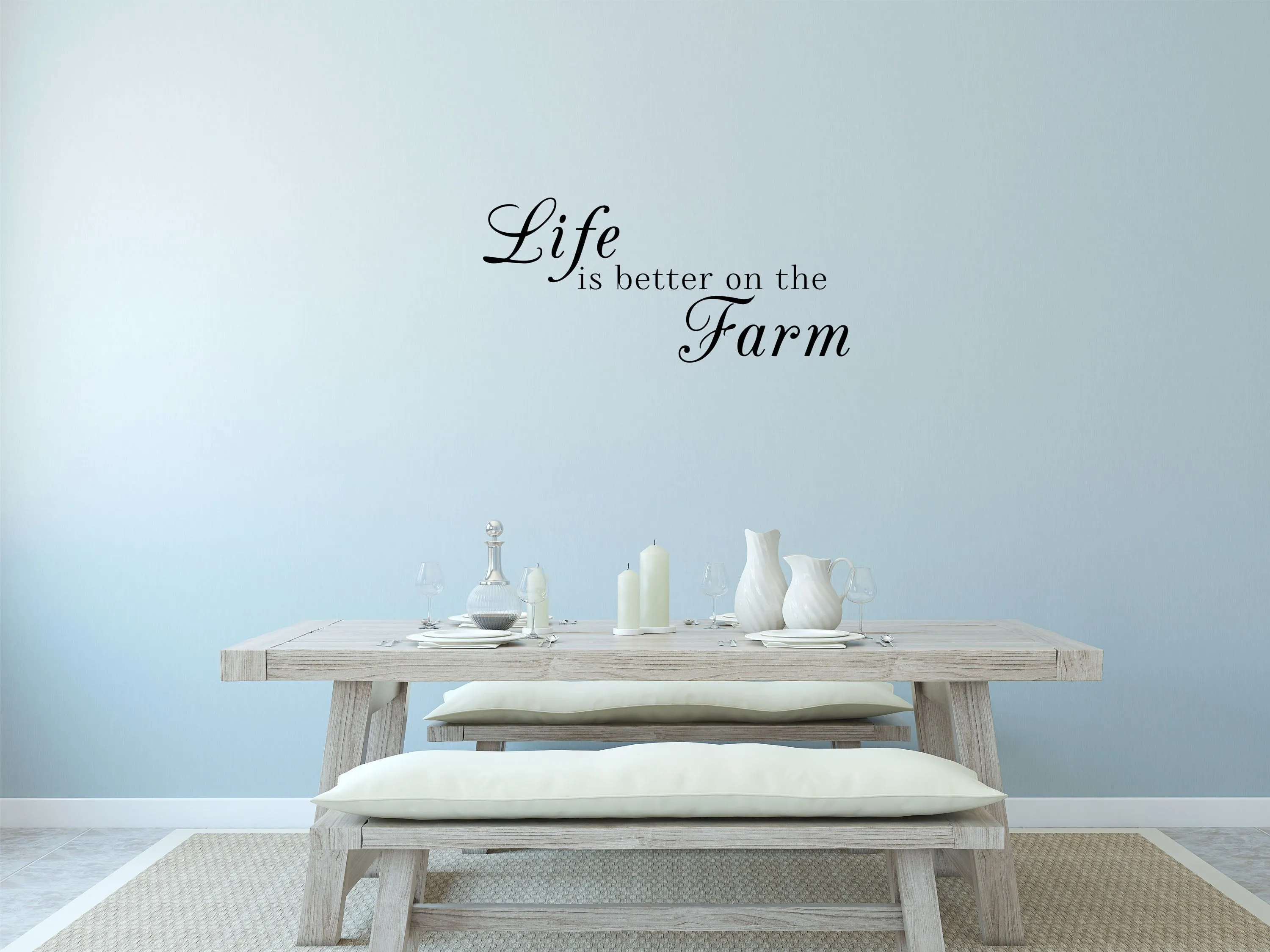 Life Is Better On The Farm Vinyl Wall Decal