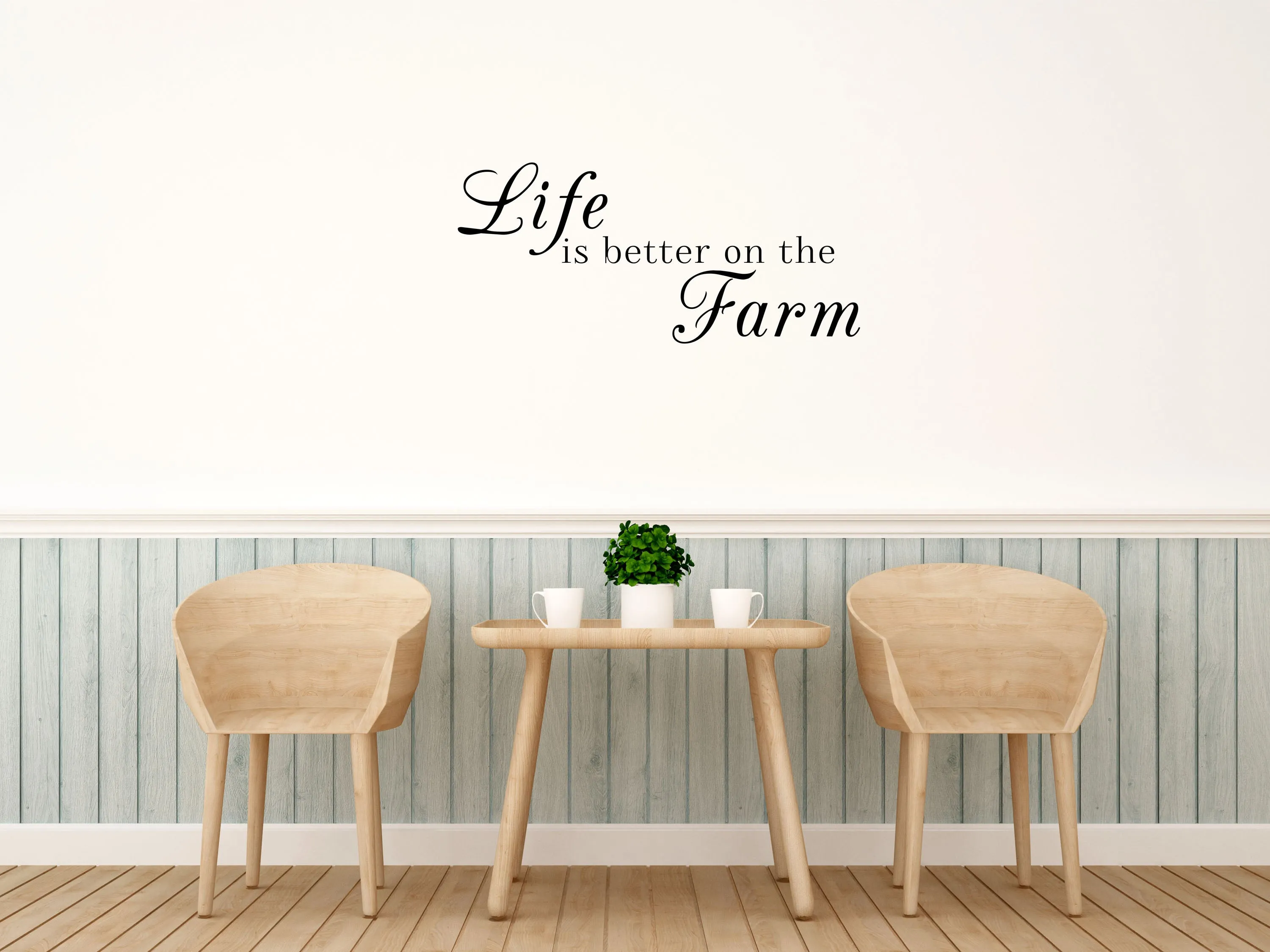 Life Is Better On The Farm Vinyl Wall Decal