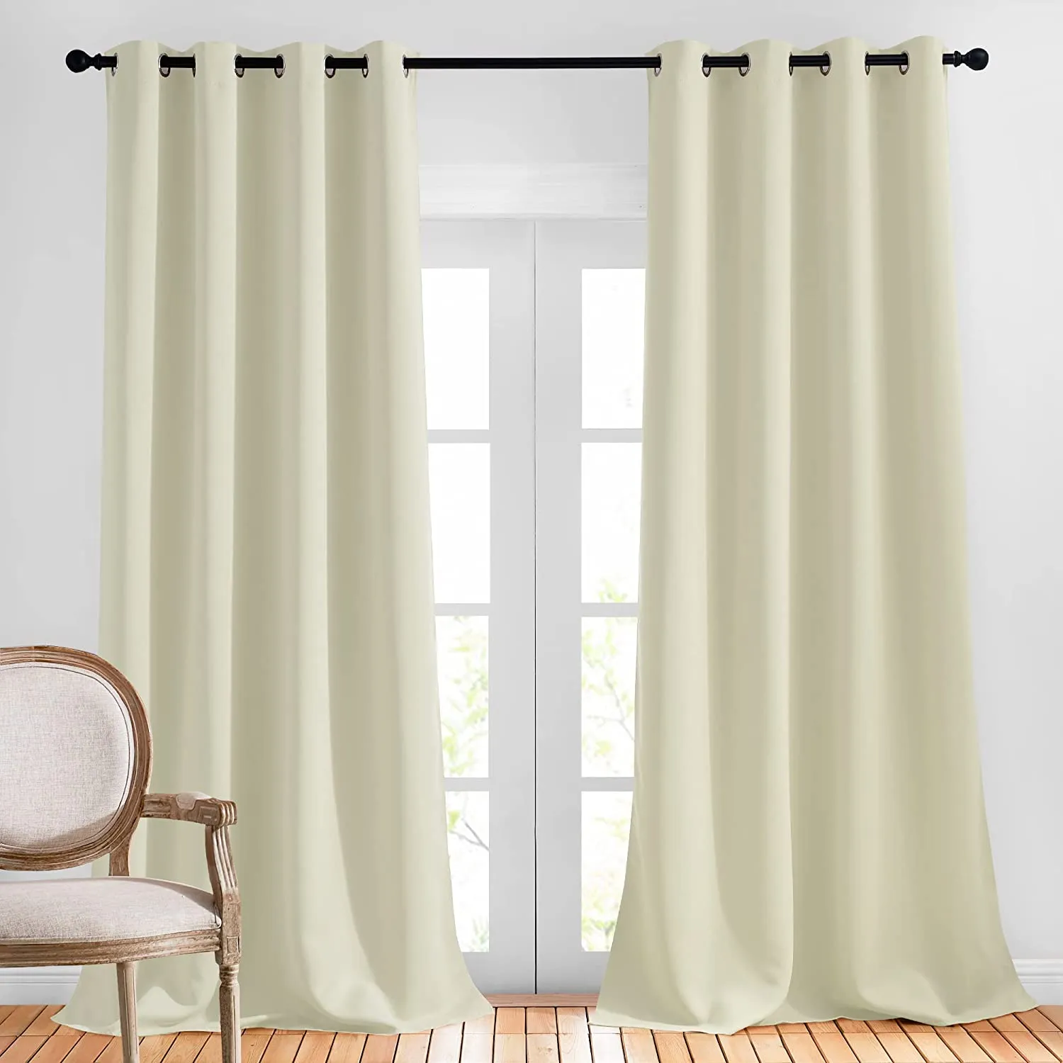 Light Blocking Curtain Room Darkening Drapes 52" W x 120" L