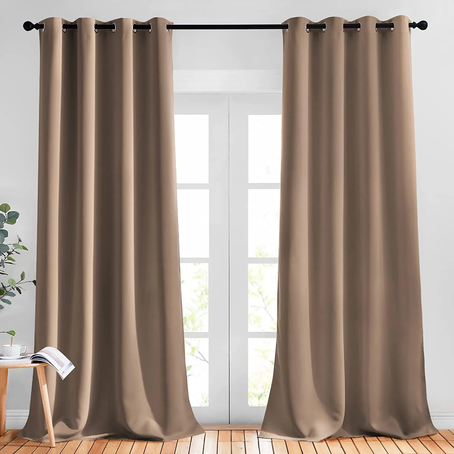 Light Blocking Curtain Room Darkening Drapes 52" W x 120" L