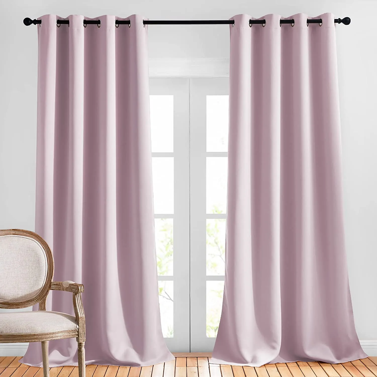 Light Blocking Curtain Room Darkening Drapes 52" W x 120" L