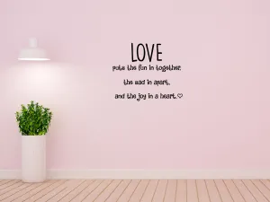 Love Wall Decal