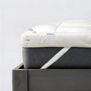 Mattress Topper 160x200 7cm White