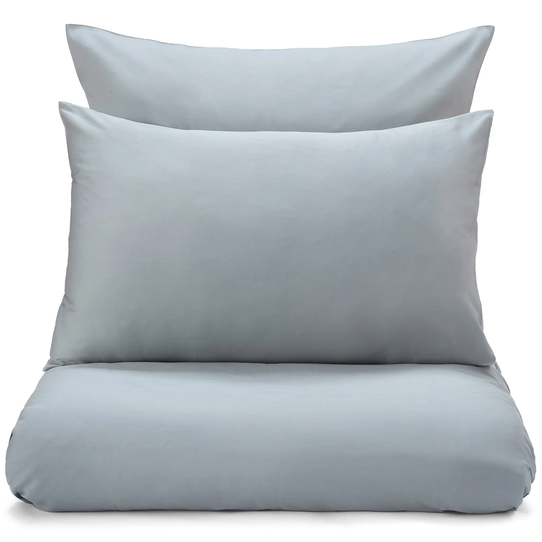 Millau Sateen Pillowcase [Light green grey]